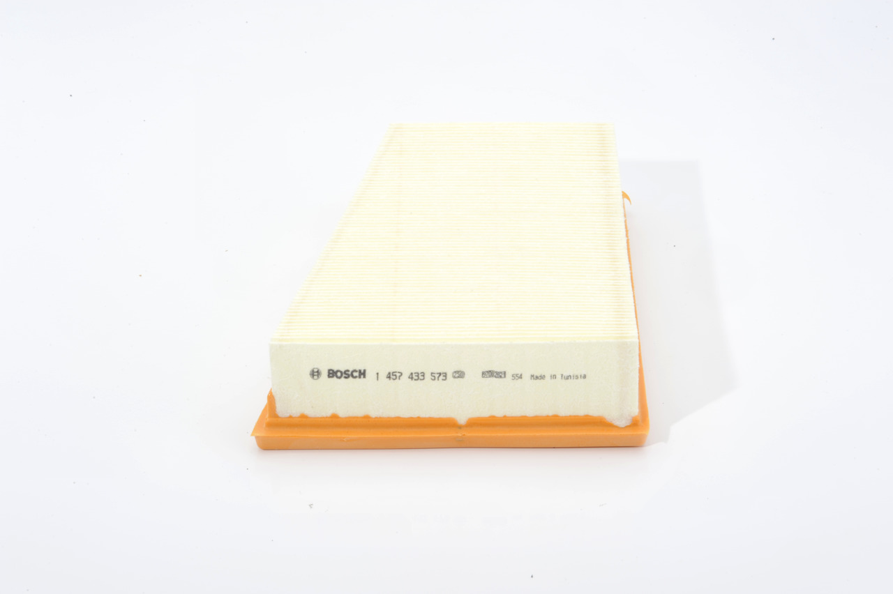 BOSCH Luftfilter 1457433573 Filterindsats length_mm_203|Længde [mm]|243 width_mm_206|Bredde [mm]|192 height_mm_209|Højde [mm]|58 quantity_563|Mængde|1