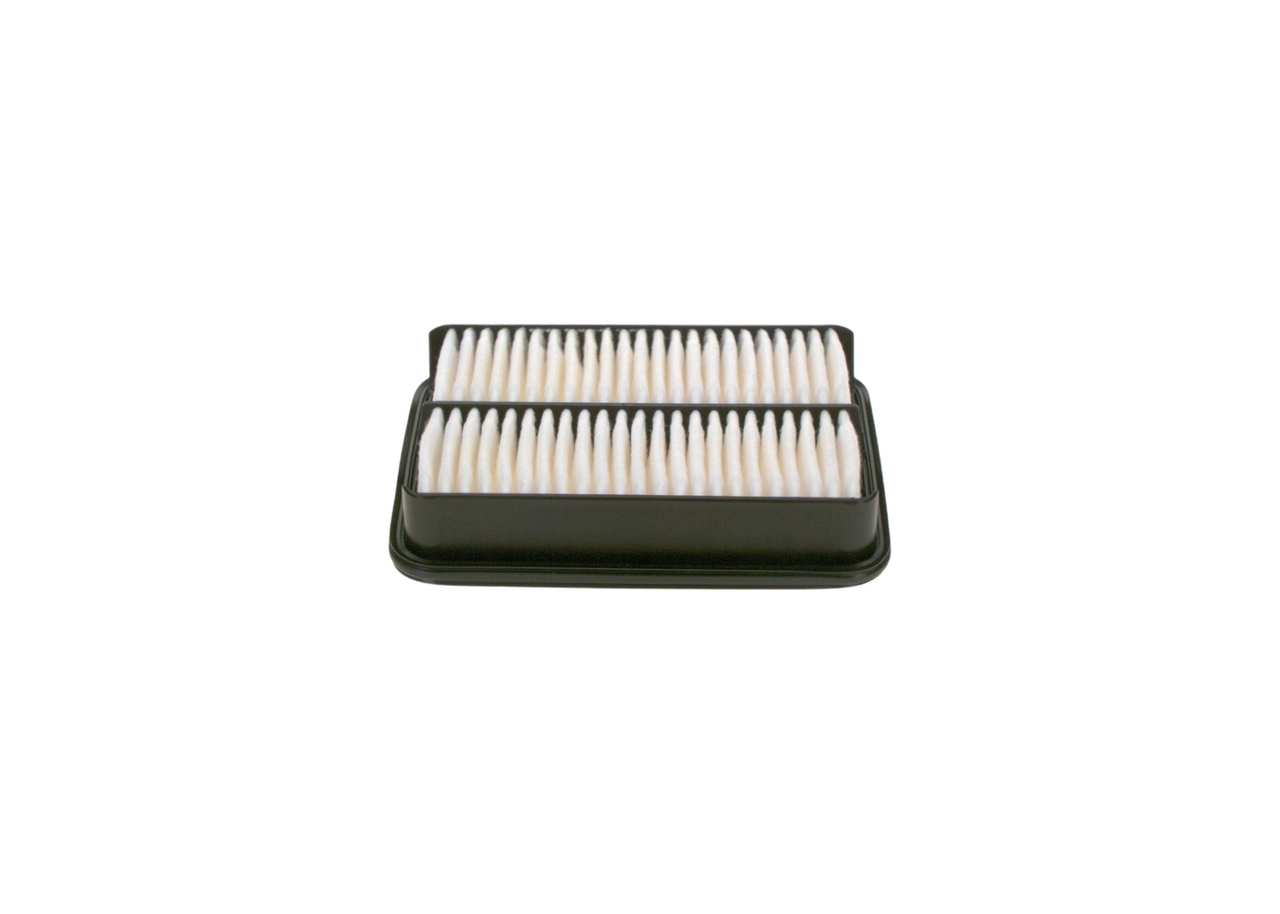BOSCH Luftfilter 1457433784 Filterindsats length_mm_203|Længde [mm]|225 width_mm_206|Bredde [mm]|166 height_mm_209|Højde [mm]|42 42mm for TOYOTA