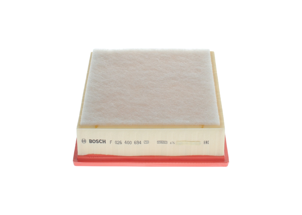 BOSCH Luftfilter f026400694 Filterindsats length_mm_203|Længde [mm]|250 width_mm_206|Bredde [mm]|209,5 height_mm_209|Højde [mm]|60 60mm for ISUZU