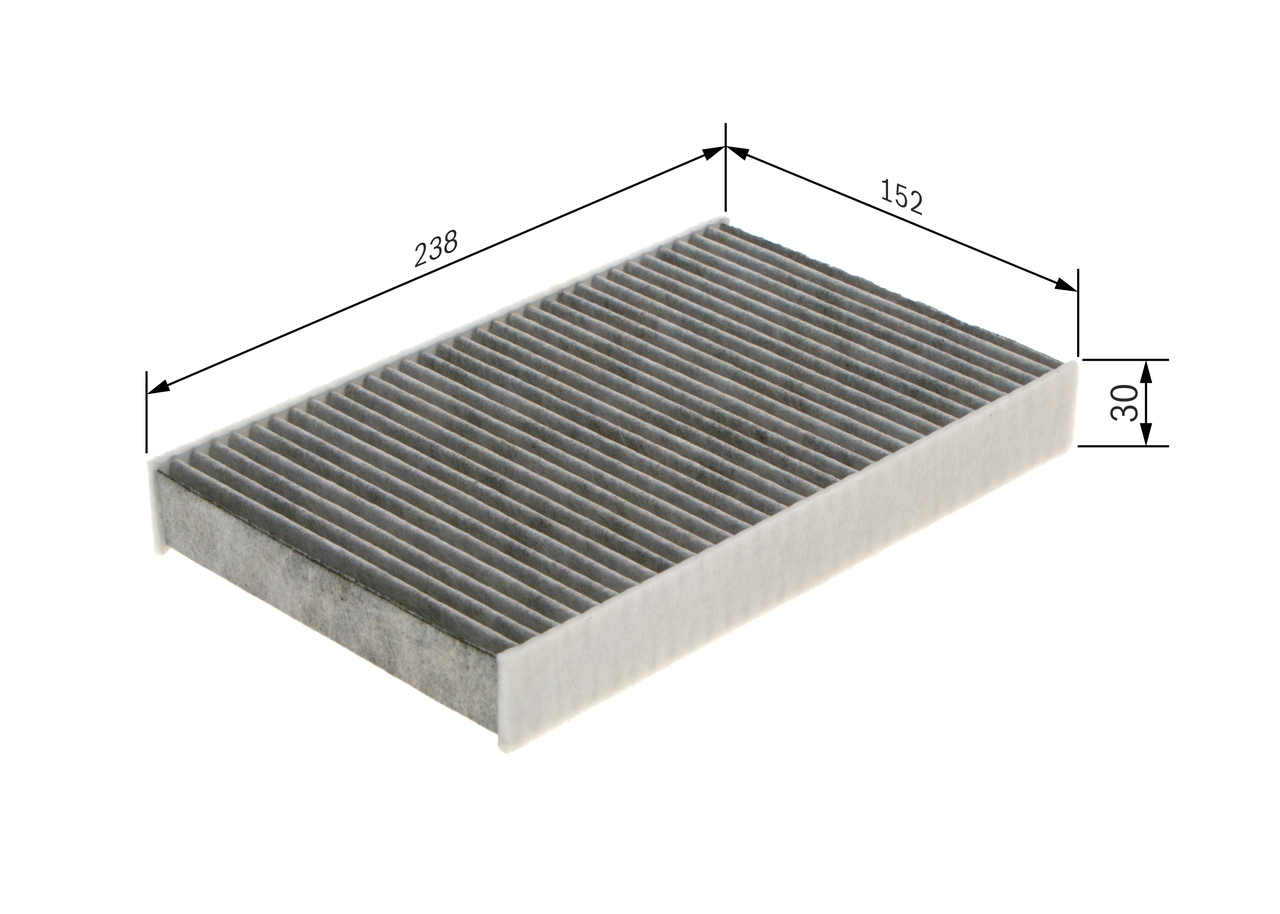 BOSCH Kabineluftfilter 1987435574 for NISSAN RENAULT