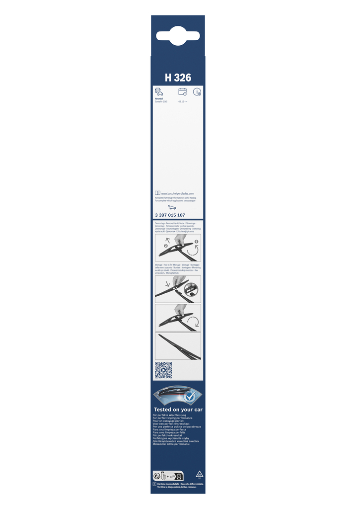 BOSCH Viskerblad 3397015107 for HYUNDAI