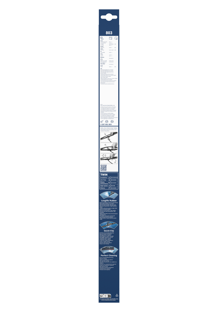BOSCH Viskerblad 3397001803 foran