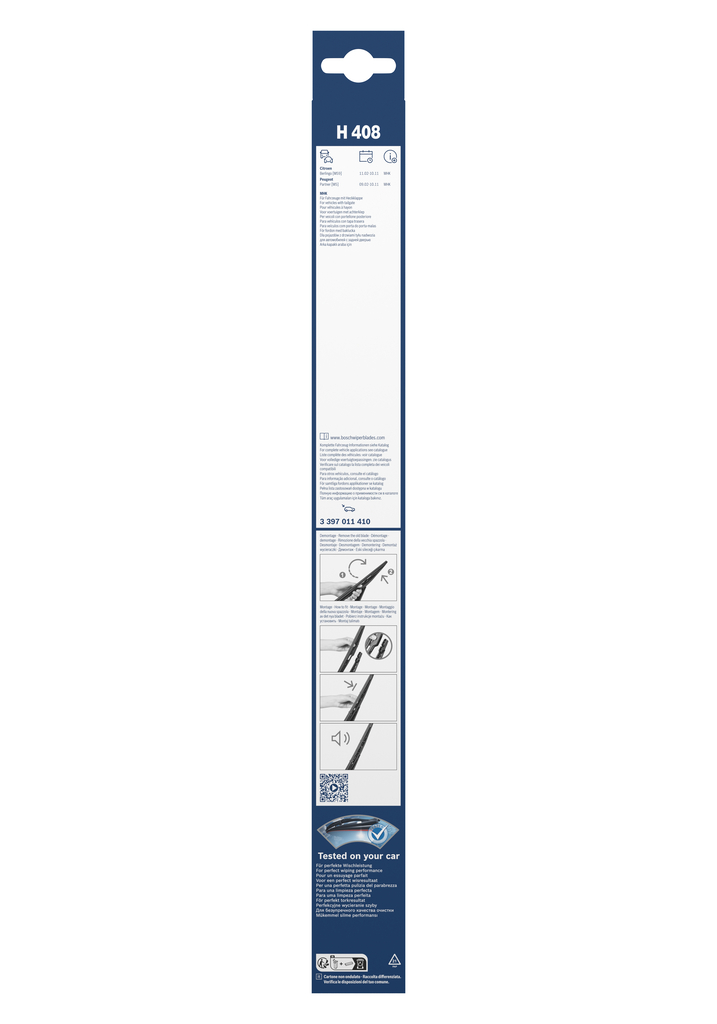 BOSCH Viskerblad 3397011410 for CITROËN PEUGEOT