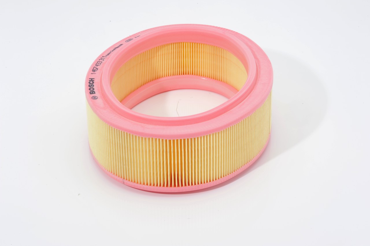 BOSCH Luftfilter 1457433311 Filterindsats outer_diameter_mm_497|Yderdiameter [mm]|295,8 width_mm_206|Bredde [mm]|295 height_mm_209|Højde [mm]|91 quant