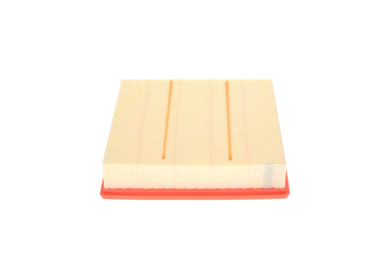 BOSCH Luftfilter 1457433571 Filterindsats length_mm_203|Længde [mm]|262 width_mm_206|Bredde [mm]|246 height_mm_209|Højde [mm]|58 58mm for OPEL CHEVRO