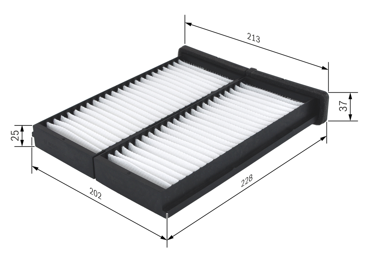BOSCH Kabineluftfilter 1987432086 for MITSUBISHI