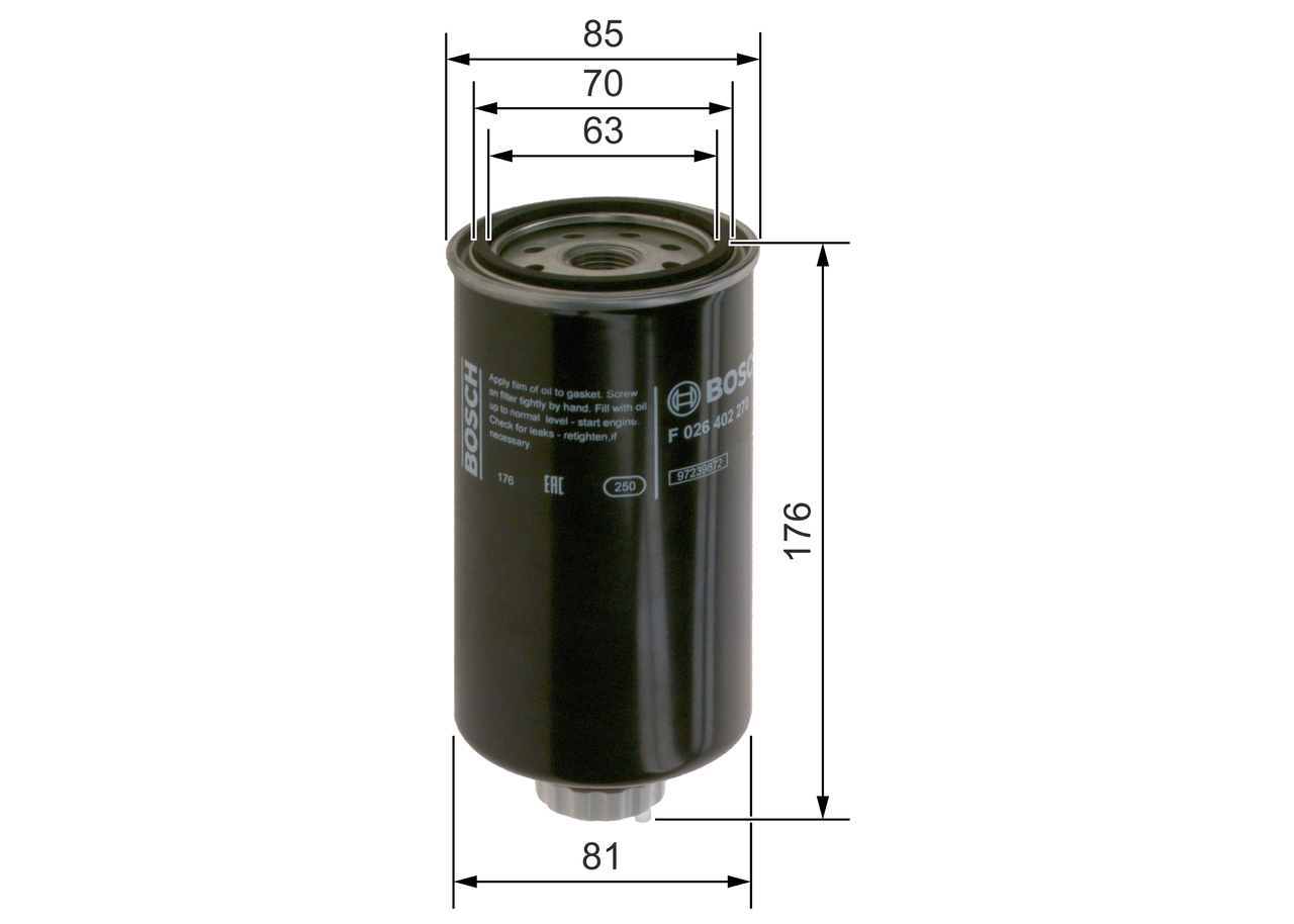 BOSCH f026402270 for DAF MAN RENAULT TRUCKS