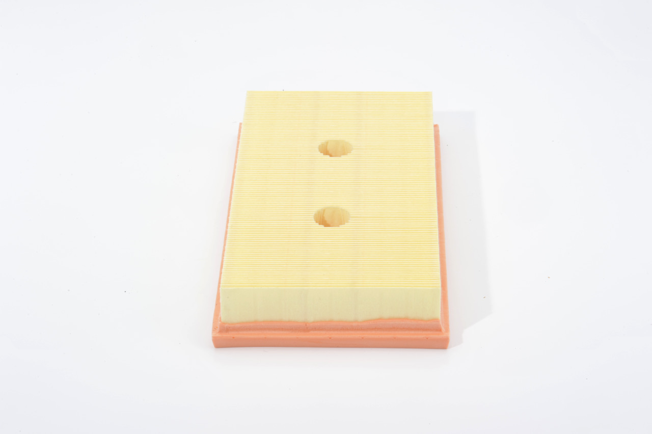 BOSCH Luftfilter 1457433315 Filterindsats length_mm_203|Længde [mm]|300 width_mm_206|Bredde [mm]|155 height_mm_209|Højde [mm]|42 42mm for VW