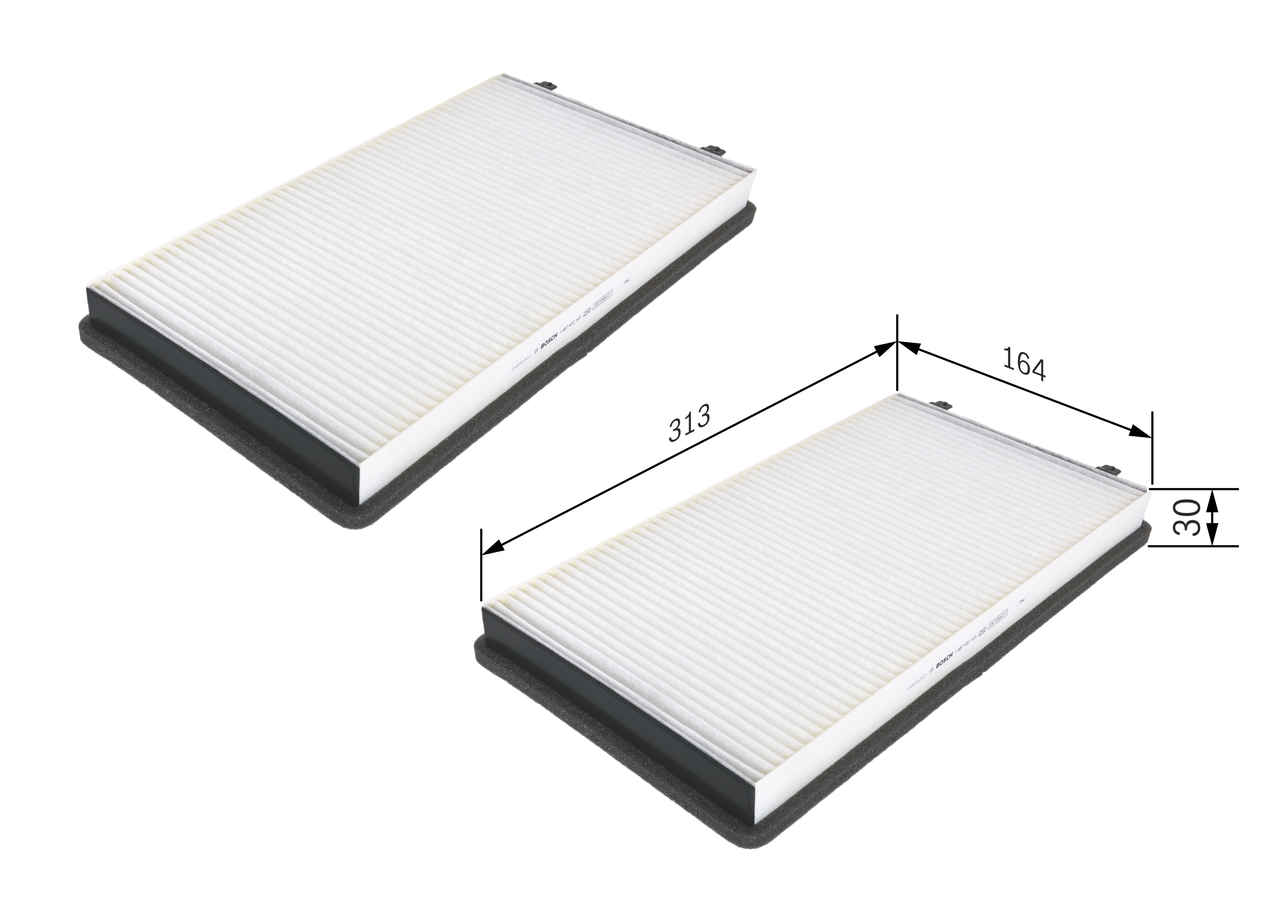 BOSCH Kabineluftfilter 1987432103 for BMW ALPINA