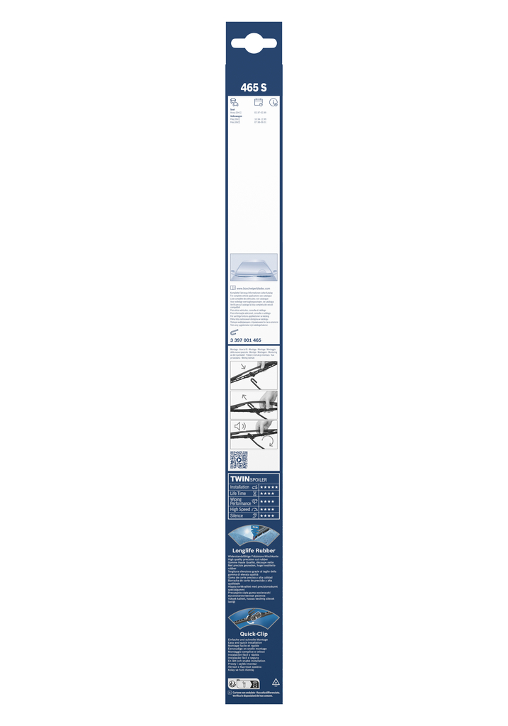 BOSCH Viskerblad 3397001465 for VW