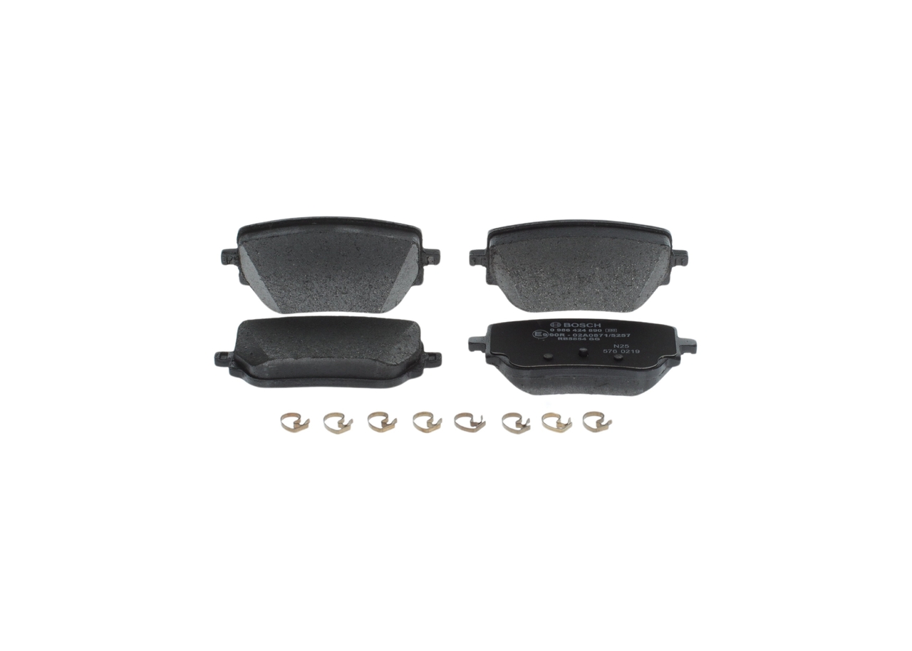 BOSCH Bremseklodser 0986424890 for MERCEDES-BENZ