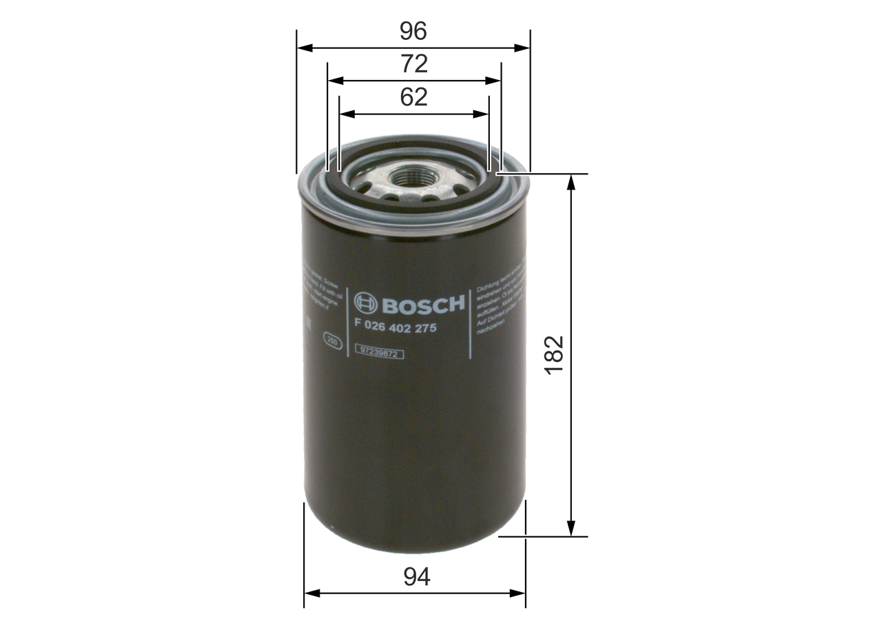 BOSCH f026402275 for DAF RENAULT TRUCKS
