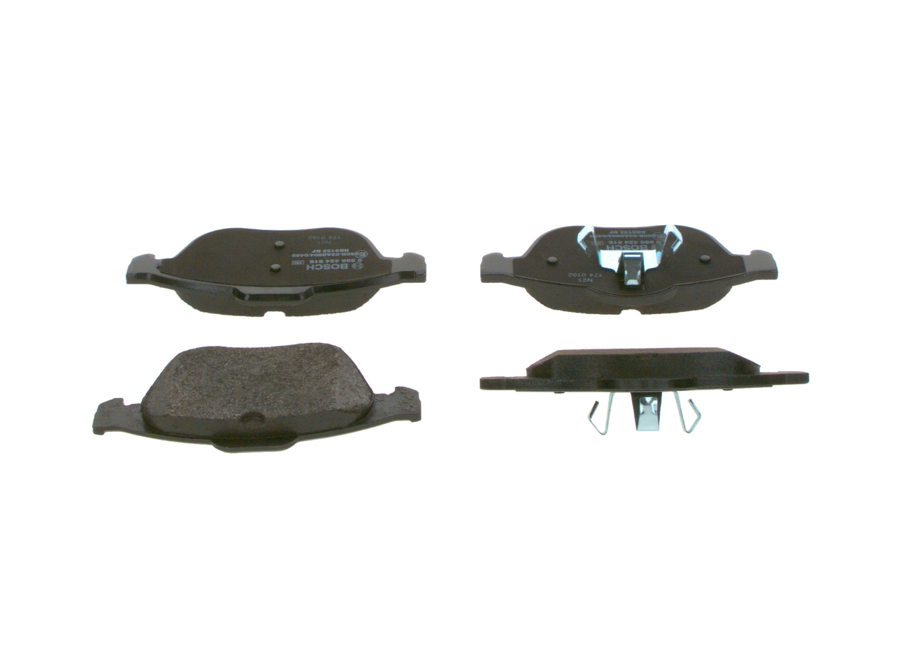 BOSCH Bremseklodser 0986424616 for RENAULT