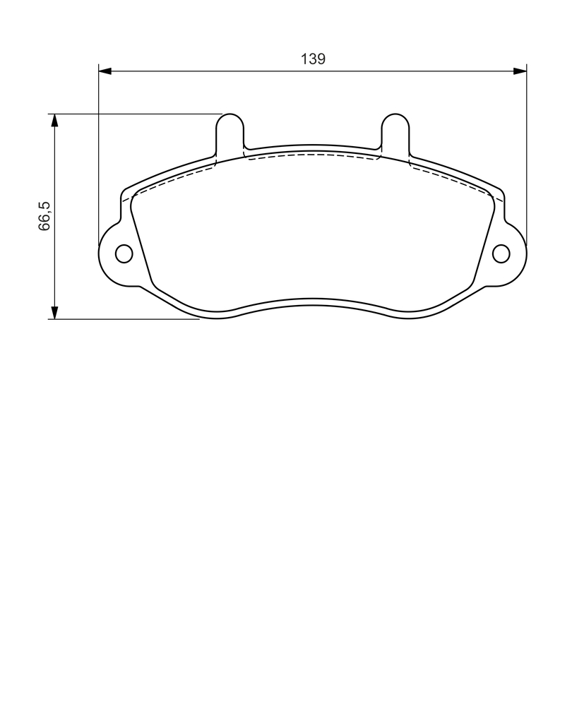 BOSCH Bremseklodser 0986494288 for HOLDEN OPEL RENAULT