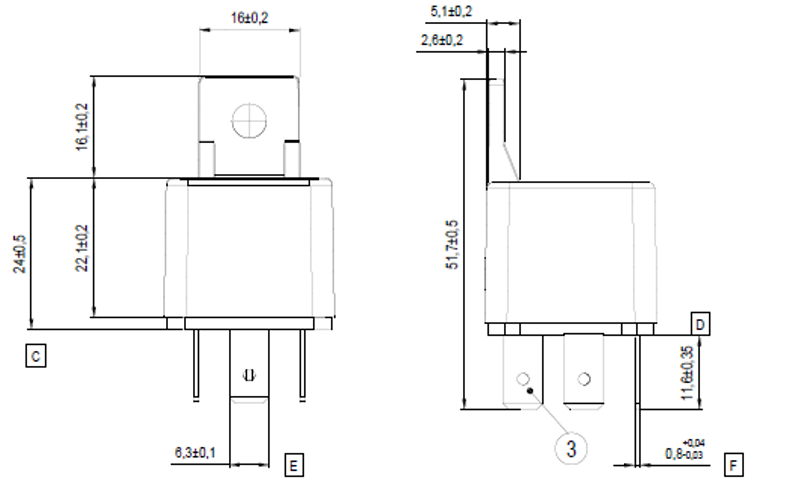 BOSCH Relæ, arbejdsstrøm 0986332203 for VOLVO DAF IVECO LANCIA BMW STEYR FORD PUCH CHRYSLER MERCEDES-BENZ MAN VAUXHALL RENAULT MWM