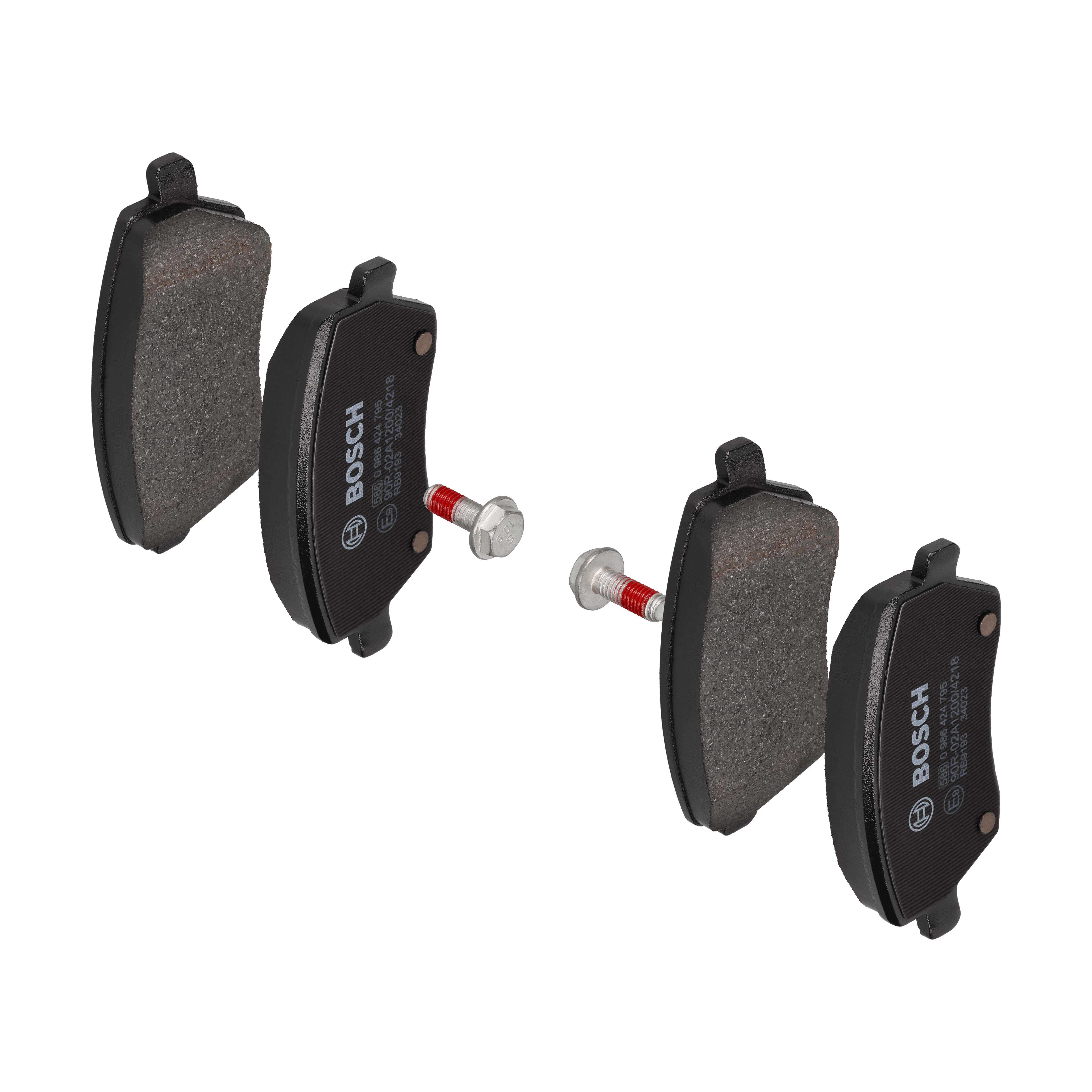 BOSCH Bremseklodser 0986424795 for MERCEDES-BENZ DACIA LADA NISSAN SUZUKI