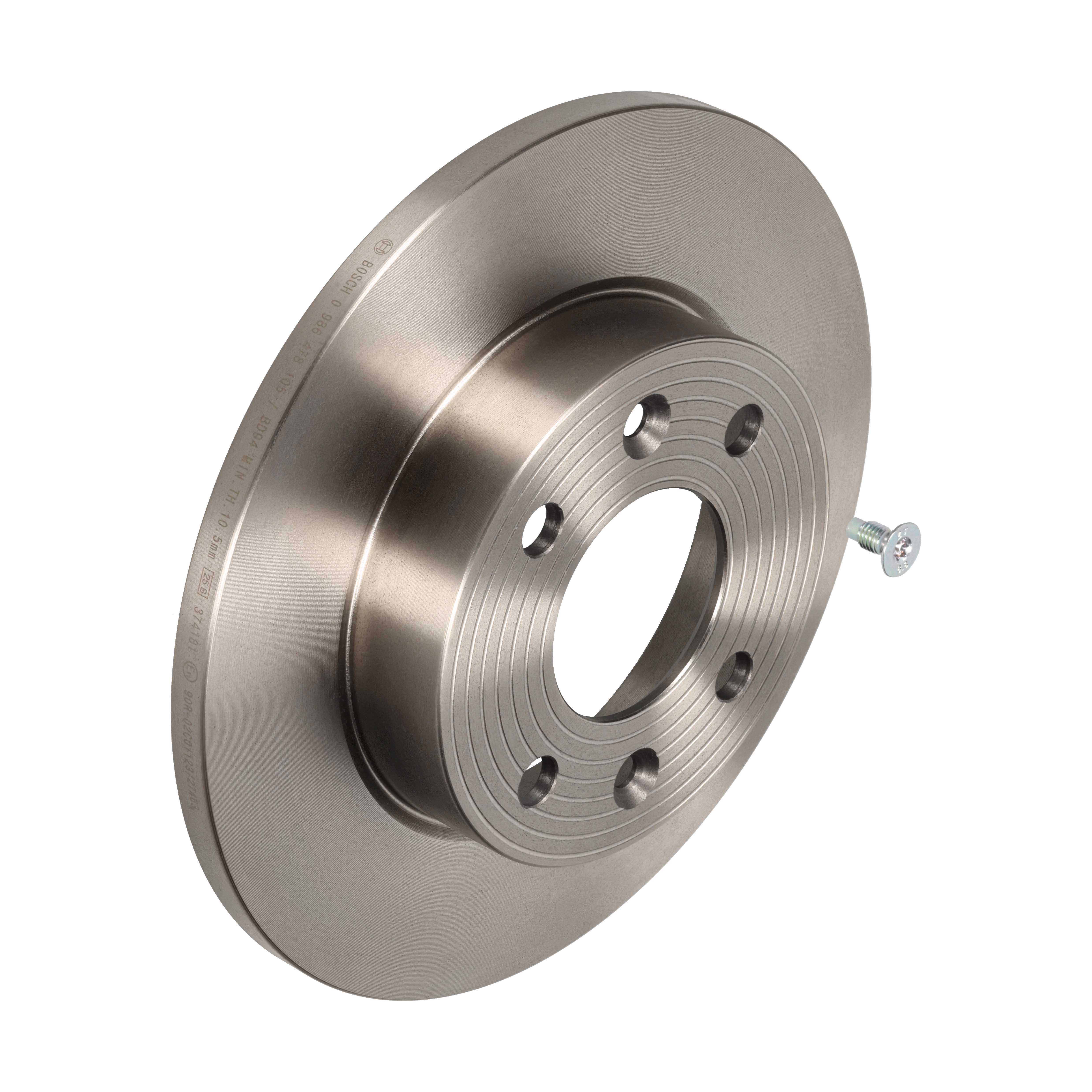 BOSCH Bremseskive 0986478105 fuld 238mm 12mm for DACIA RENAULT