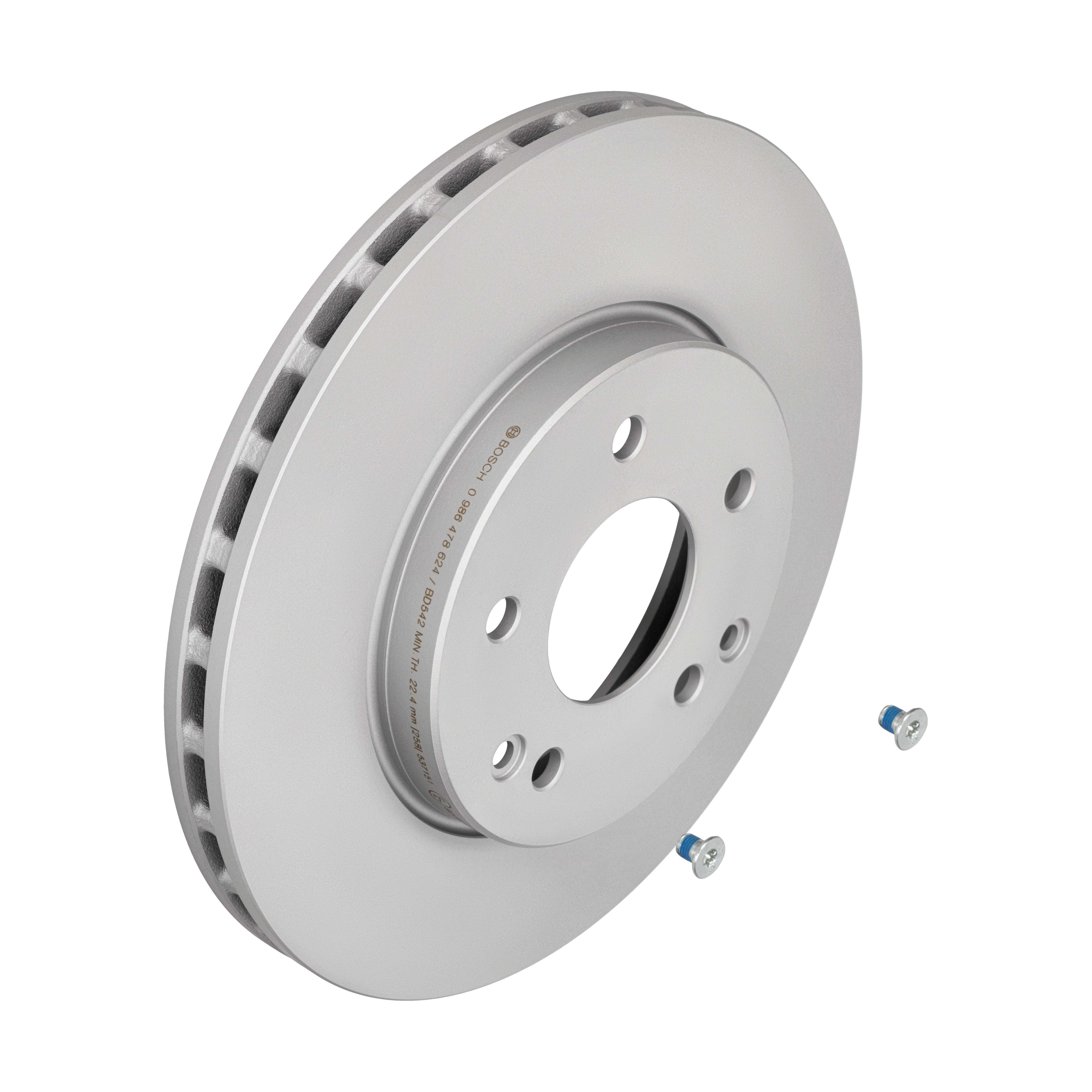 BOSCH Bremseskive 0986478624 ventileret 288mm 25mm for MERCEDES-BENZ CHRYSLER