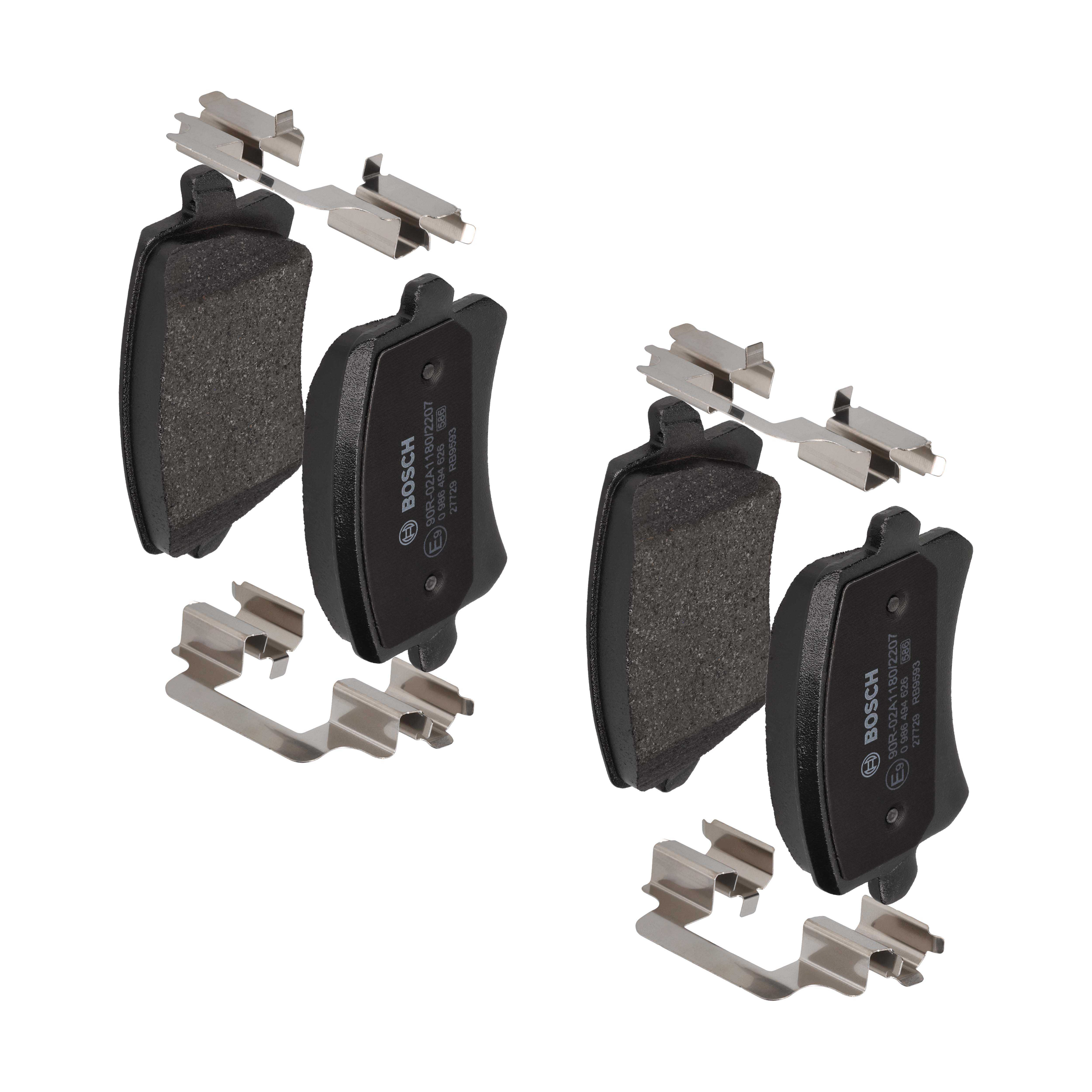 BOSCH Bremseklodser 0986494626 for VW