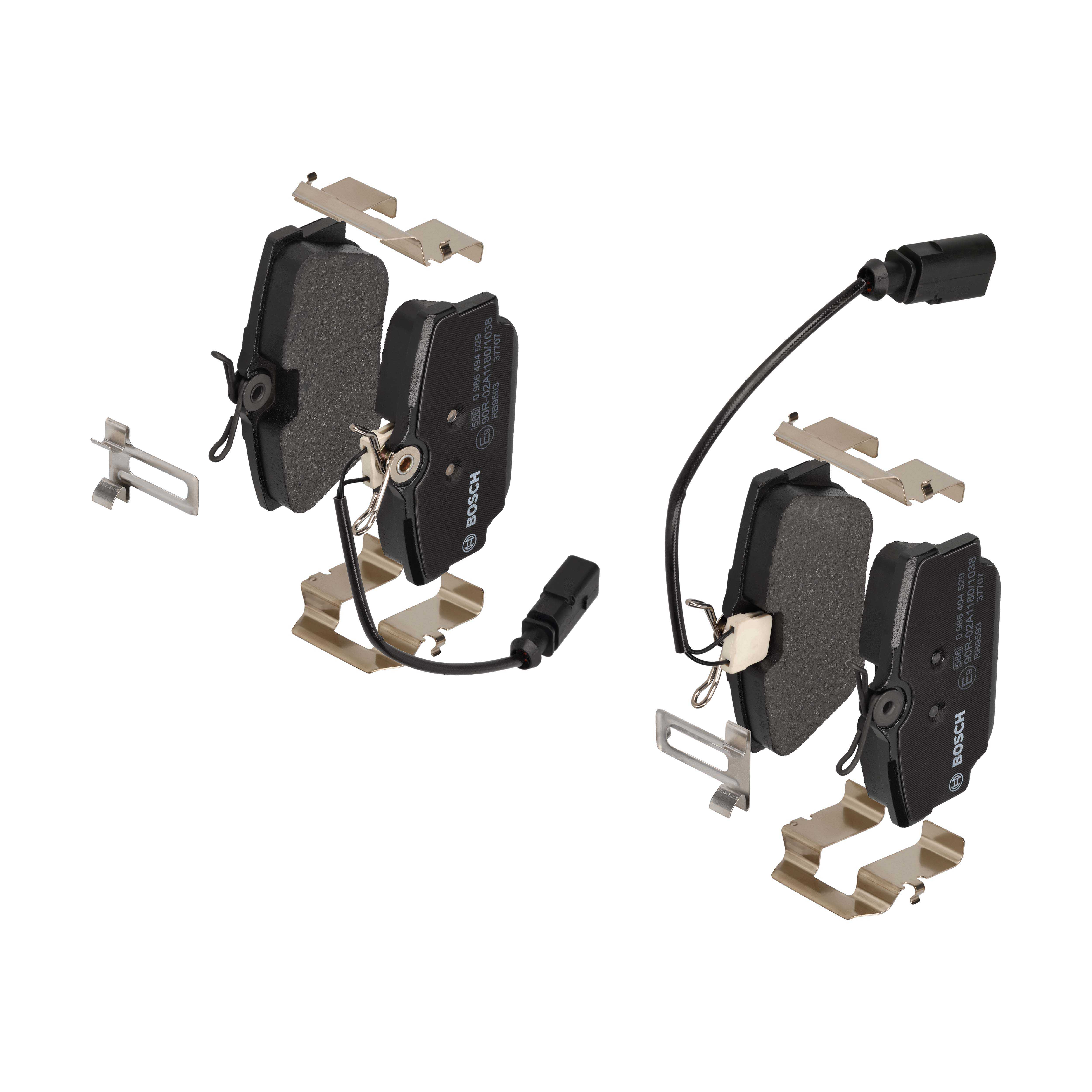 BOSCH Bremseklodser 0986494529 for VW