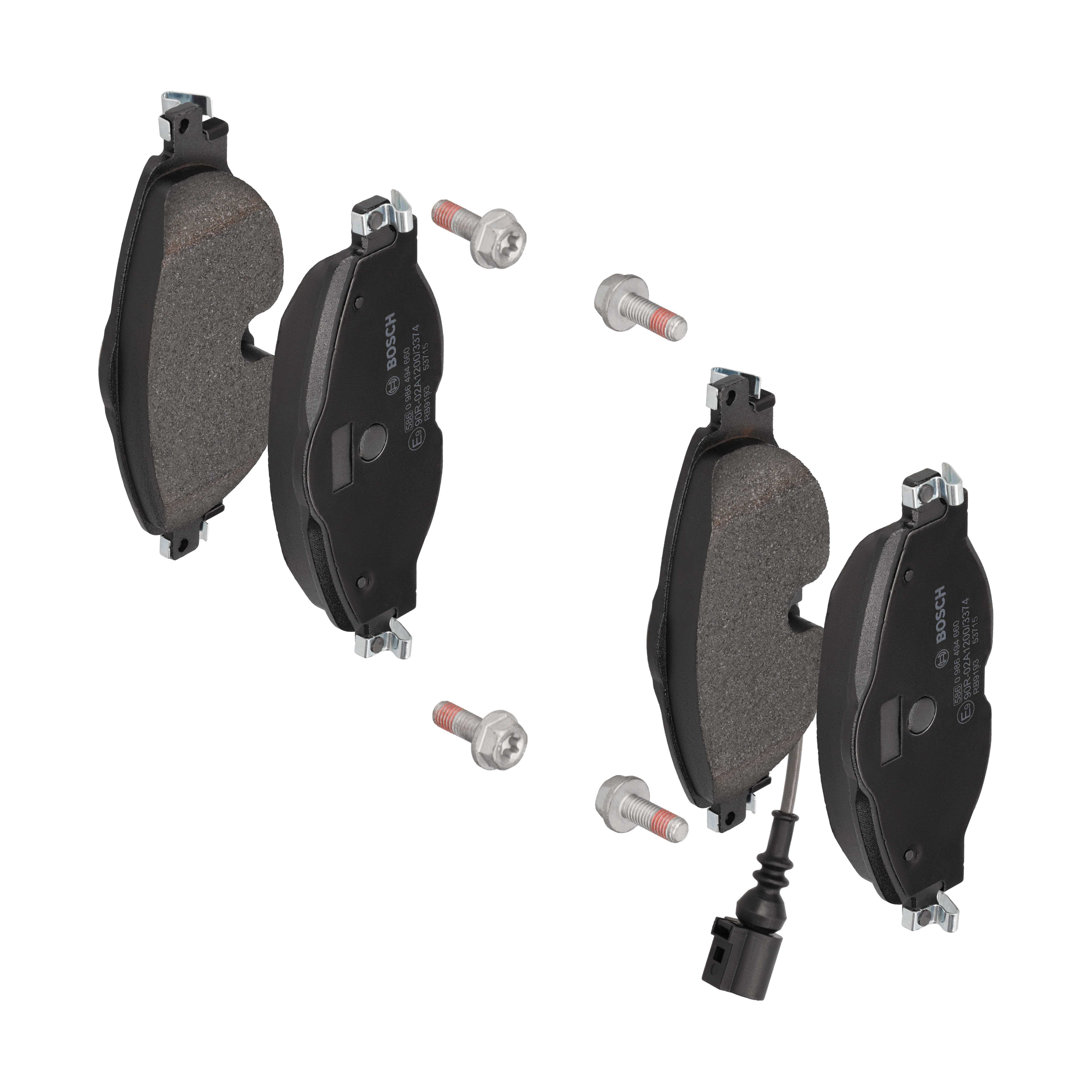 BOSCH Bremseklodser 0986494660 for VW AUDI