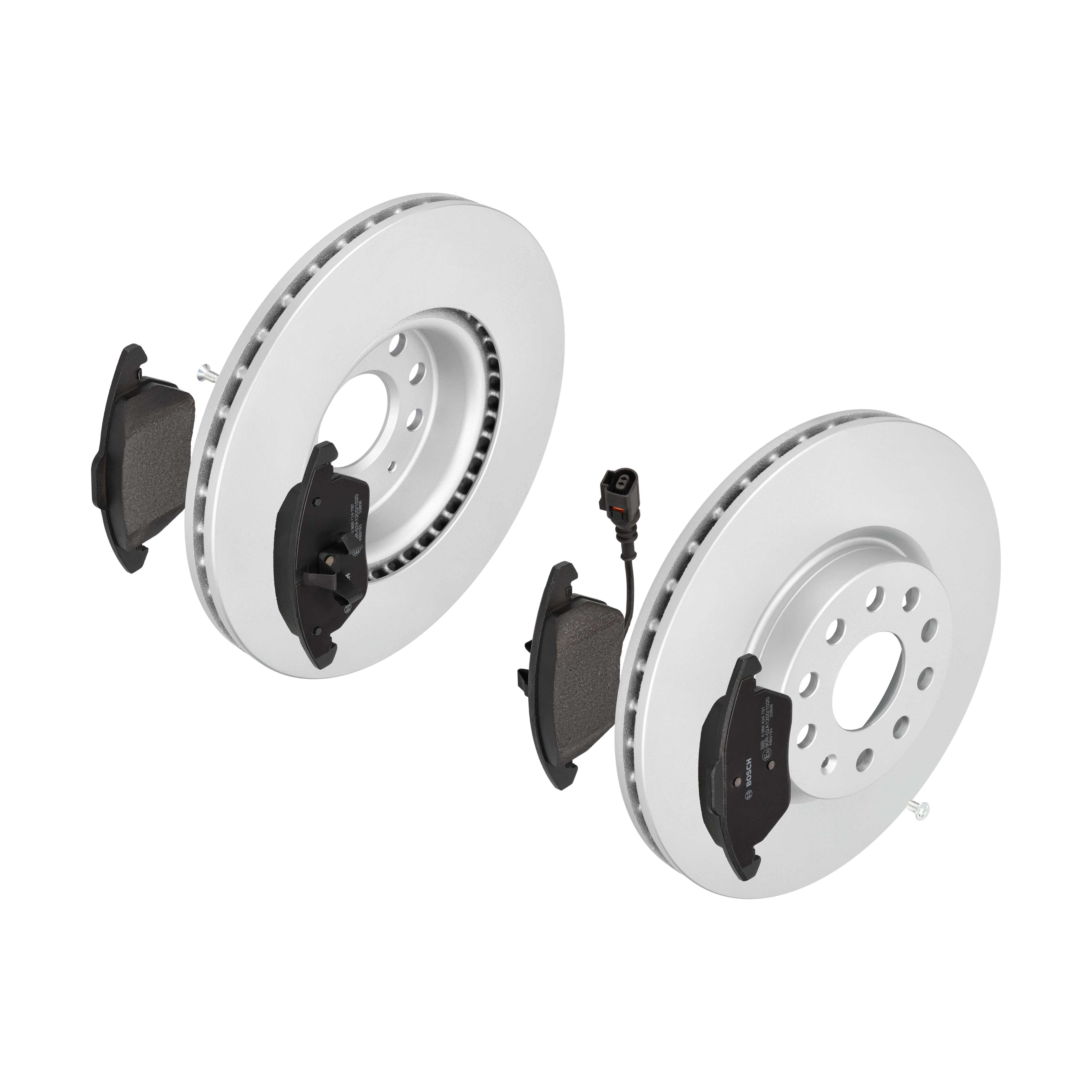 BOSCH Bremsesæt, skivebremser ijf140v4o4 foraksel ventileret 312mm 25mm for VW AUDI SKODA SEAT