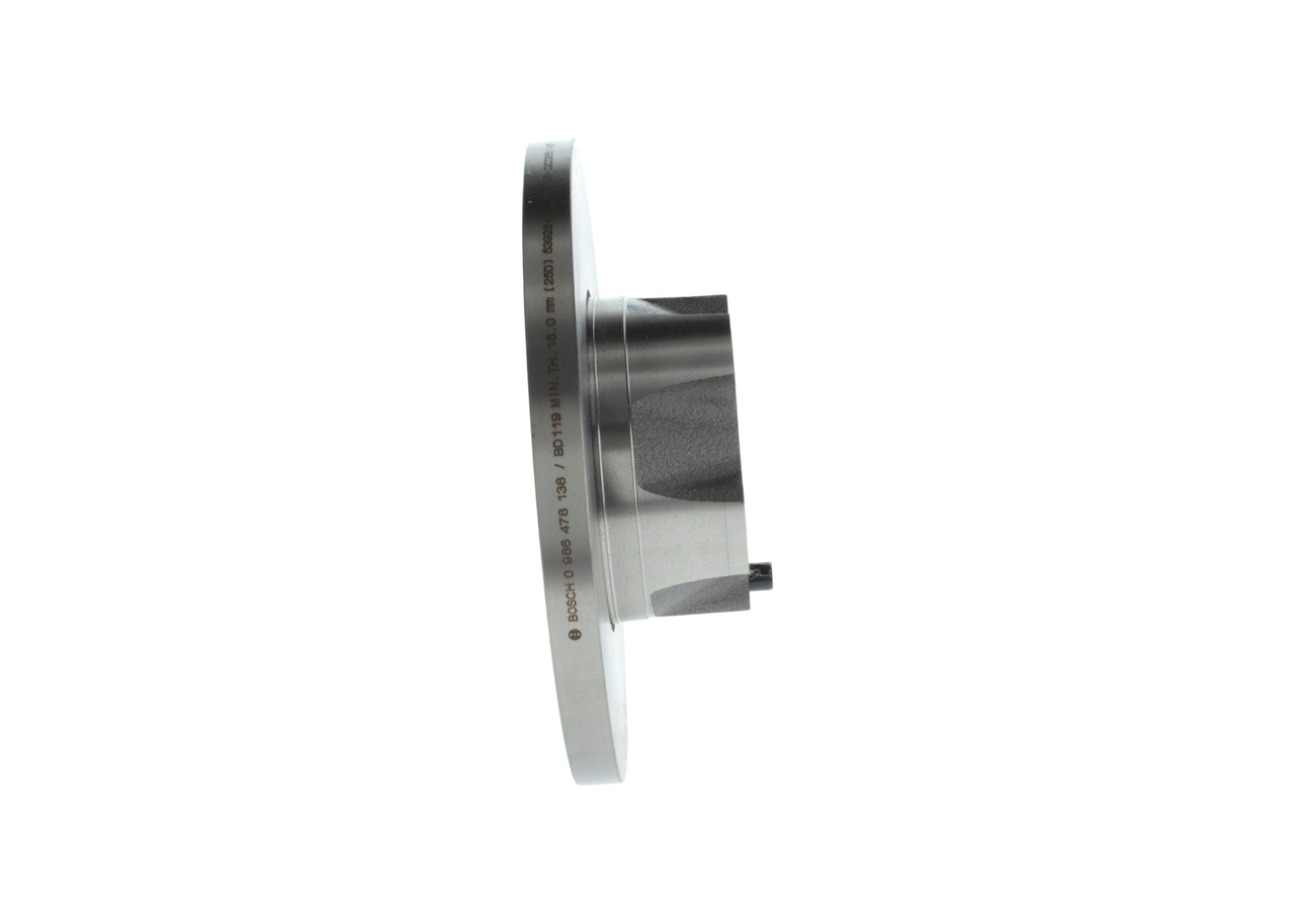 BOSCH Bremseskive 0986478138 fuld 281mm 20mm for VW