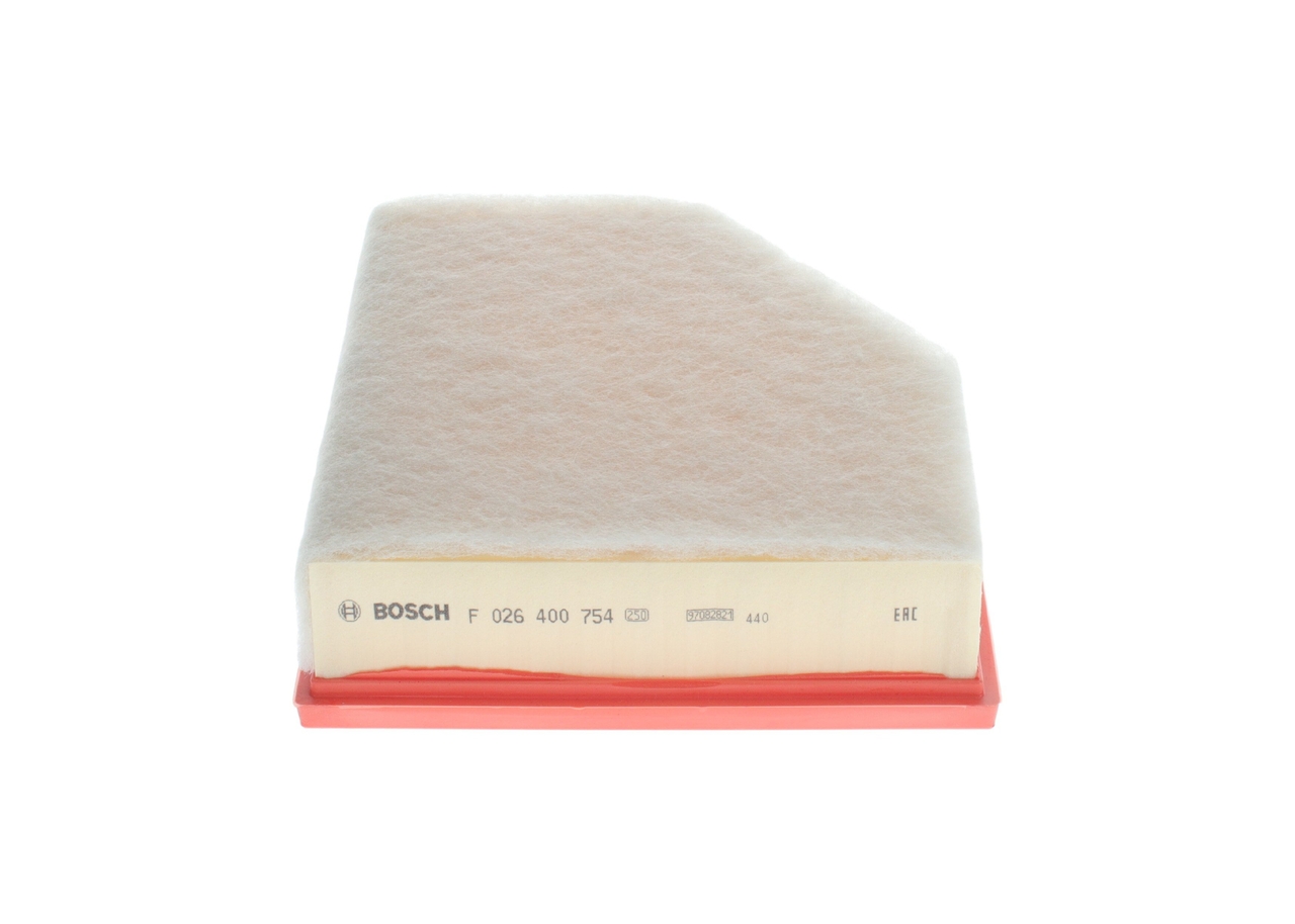 BOSCH Luftfilter F 026 400 754 Filterindsats length_mm_203|Længde [mm]|271 width_mm_206|Bredde [mm]|220 height_mm_209|Højde [mm]|67 67mm for BMW