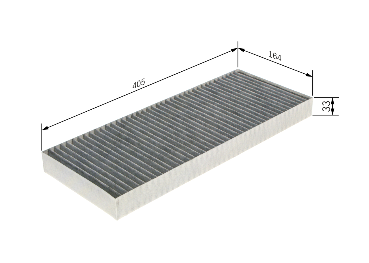 BOSCH Kabineluftfilter 1987435555 for CITROËN LANCIA PEUGEOT