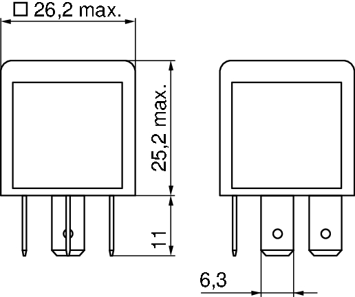 BOSCH Relæ, arbejdsstrøm 0986332022 for PEUGEOT FORD BMW OPEL FIAT VOLVO GMC MASERATI CITROËN DAF MAN MERCEDES-BENZ NISSAN PORSCHE RENAULT ROLLS-ROYC