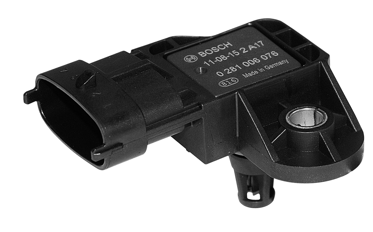 BOSCH Sensor, ladetryk 0281006076 for OPEL SAAB VAUXHALL CHEVROLET IVECO FIAT MERCEDES-BENZ PEUGEOT VM JMC BAW MCLAREN CHRYSLER HONDA MAZDA SUZUKI VW
