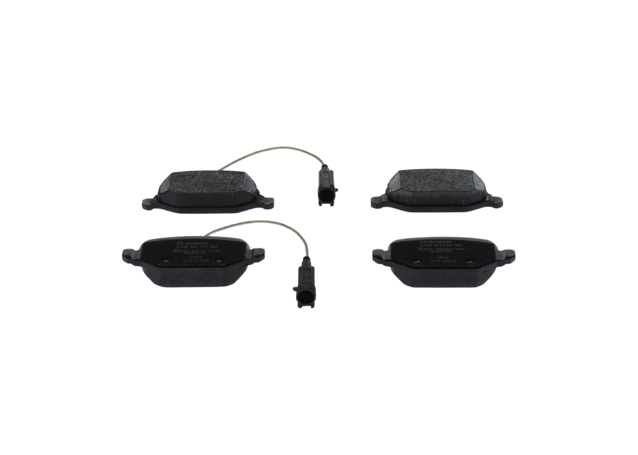 BOSCH Bremseklodser 0986494776 for LANCIA FIAT