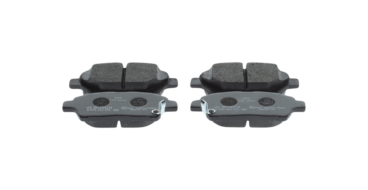 BOSCH Bremseklodser 0986494333 for TOYOTA