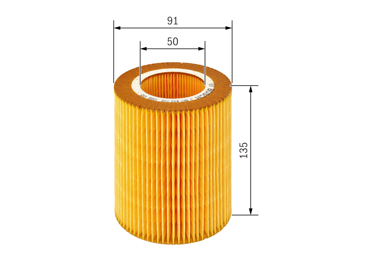 BOSCH Luftfilter 1457433739 Filterindsats outer_diameter_mm_497|Yderdiameter [mm]|90,9 diameter_1_mm_341|Diameter 1 [mm]|50 height_mm_209|Højde [mm]|1