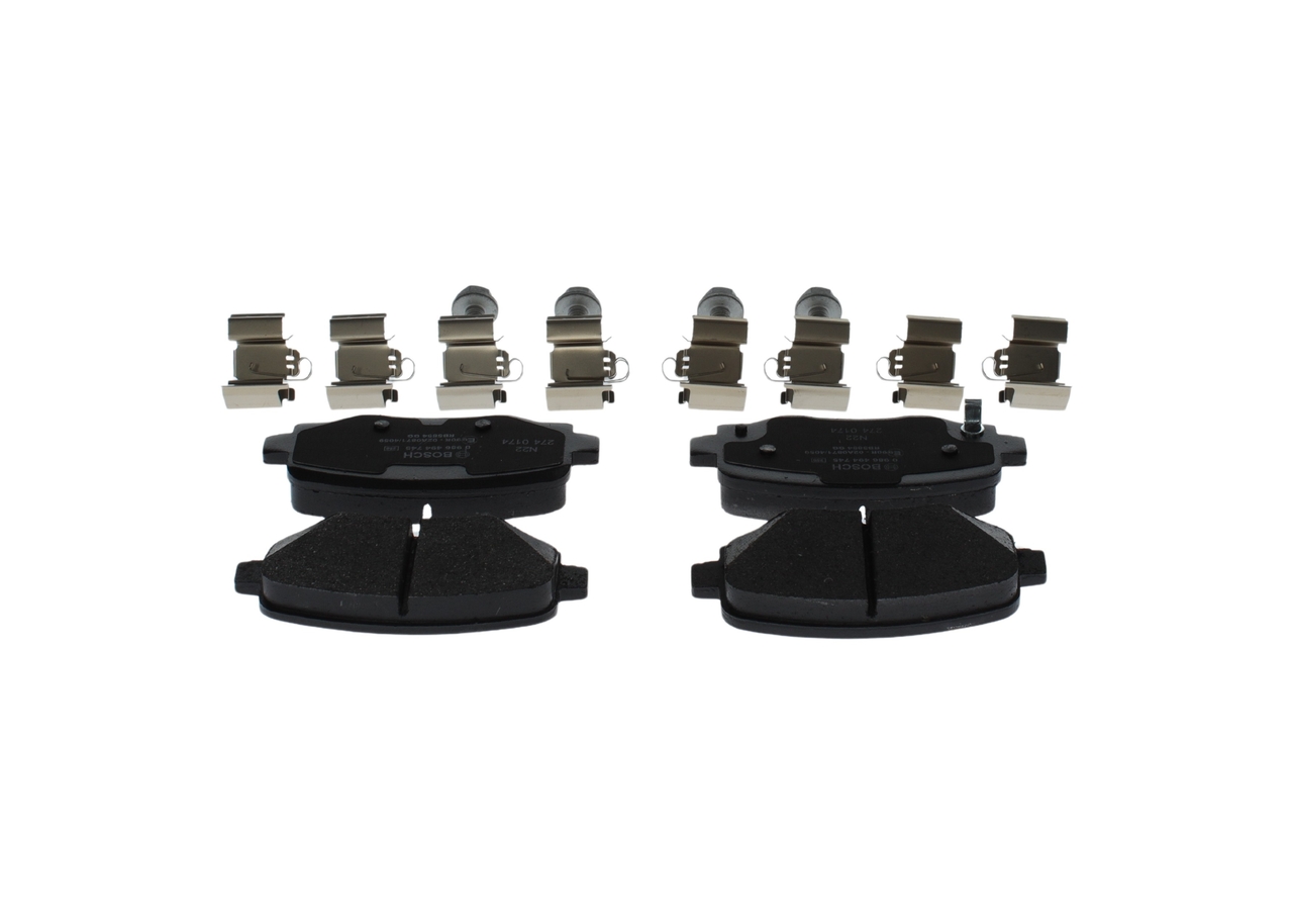 BOSCH Bremseklodser 0986494745 for LANCIA JEEP ALFA ROMEO FIAT