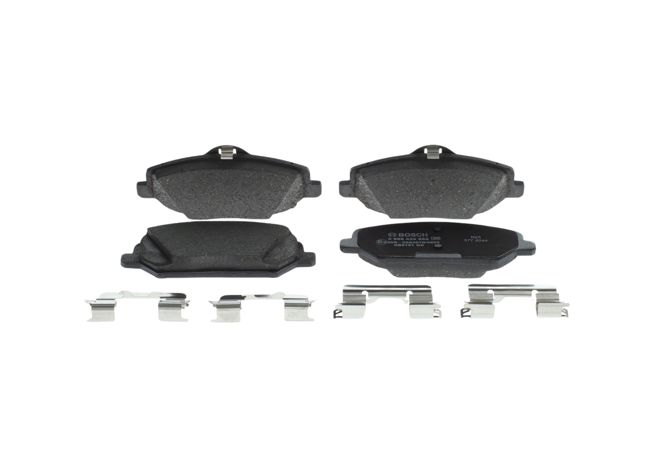 BOSCH Bremseklodser 0986424862 for KIA
