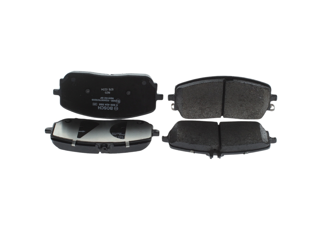BOSCH Bremseklodser 0986424888 for MERCEDES-BENZ