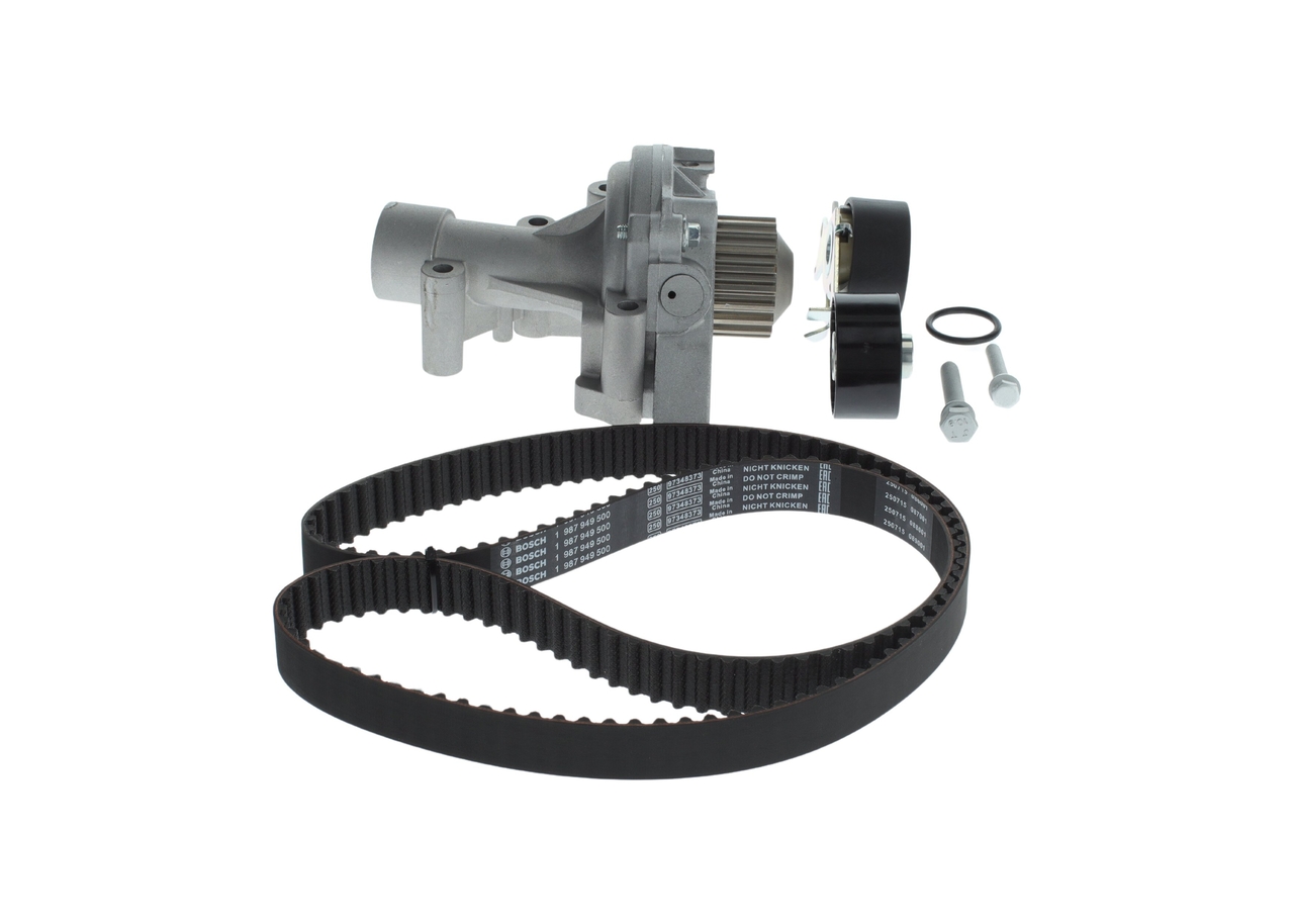 BOSCH Vandpumpe + tandremssæt 1987945322 for PEUGEOT
