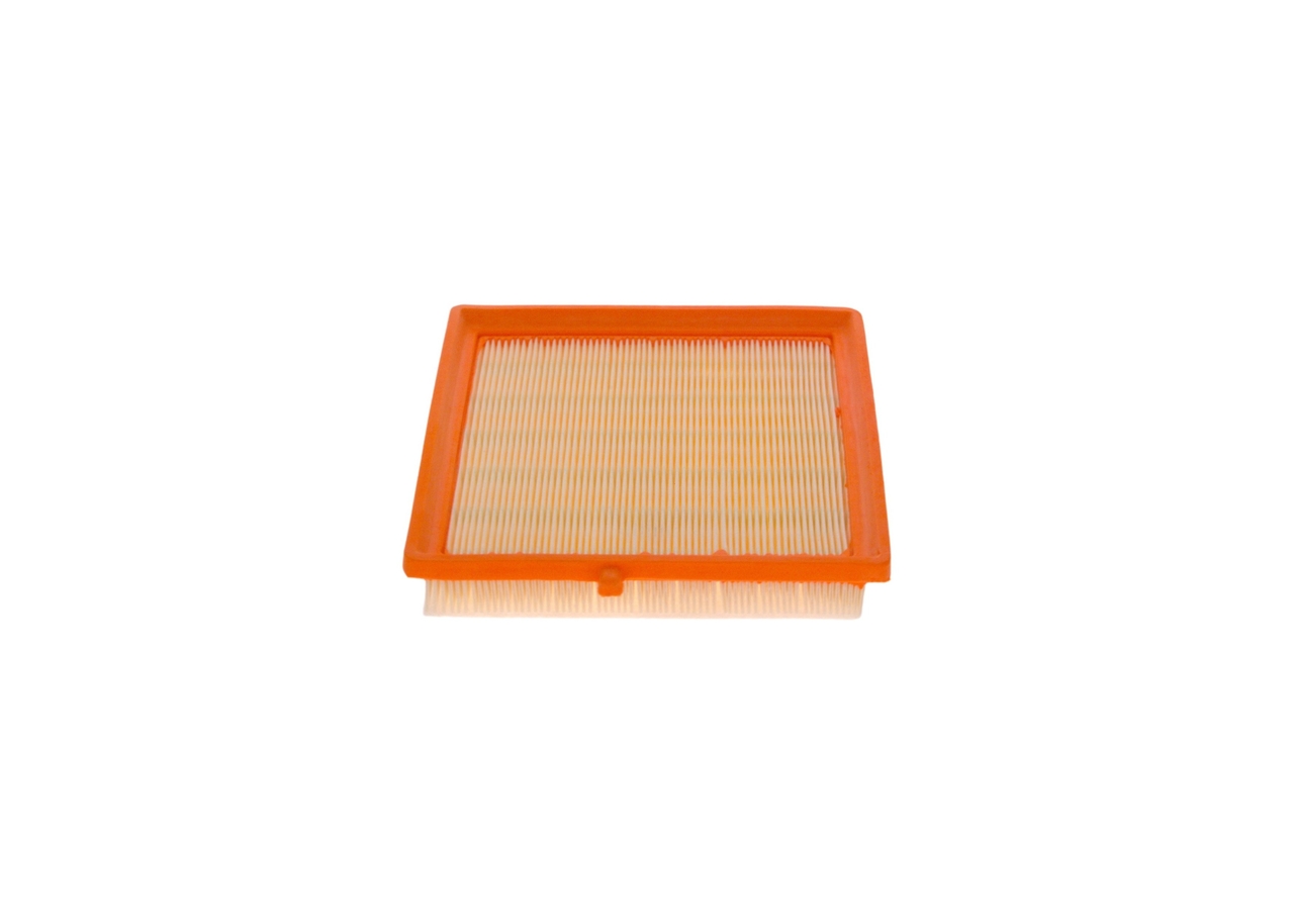 BOSCH Luftfilter f026400348 Filterindsats length_mm_203|Længde [mm]|204 width_mm_206|Bredde [mm]|214 height_mm_209|Højde [mm]|40 40mm for OPEL VAUXHA