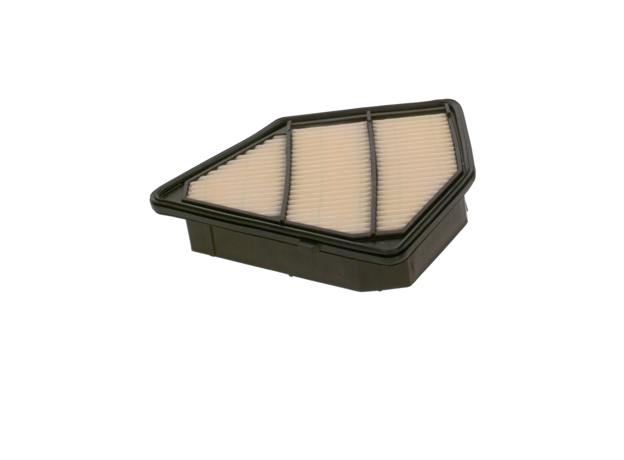 BOSCH Luftfilter f026400583 Filterindsats length_mm_203|Længde [mm]|250 width_mm_206|Bredde [mm]|222 height_mm_209|Højde [mm]|75 75mm for HONDA