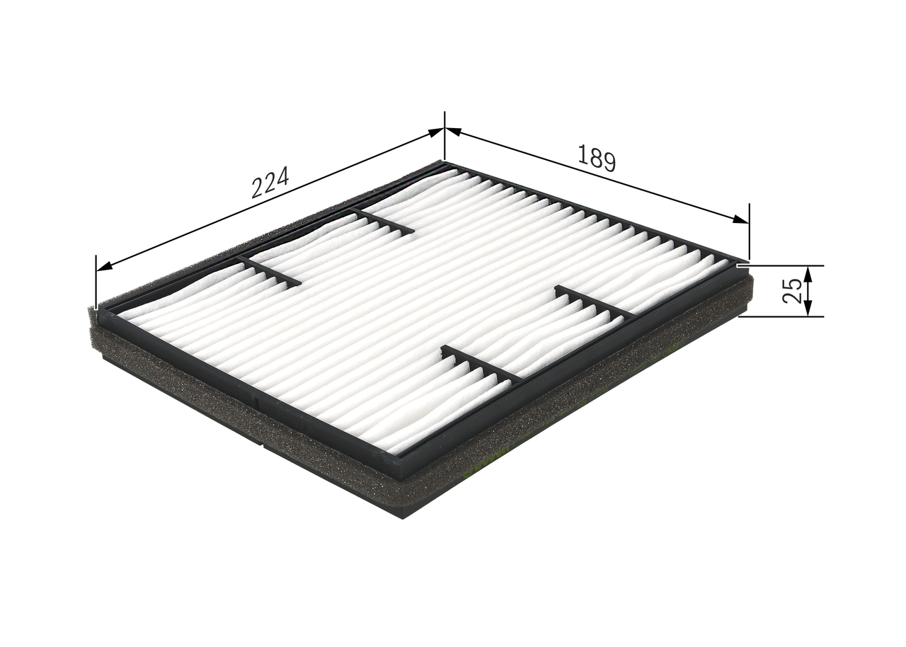 BOSCH Kabineluftfilter 1987432223 for DAEWOO
