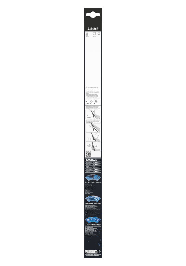 BOSCH Viskerblad 3397014519 for NISSAN