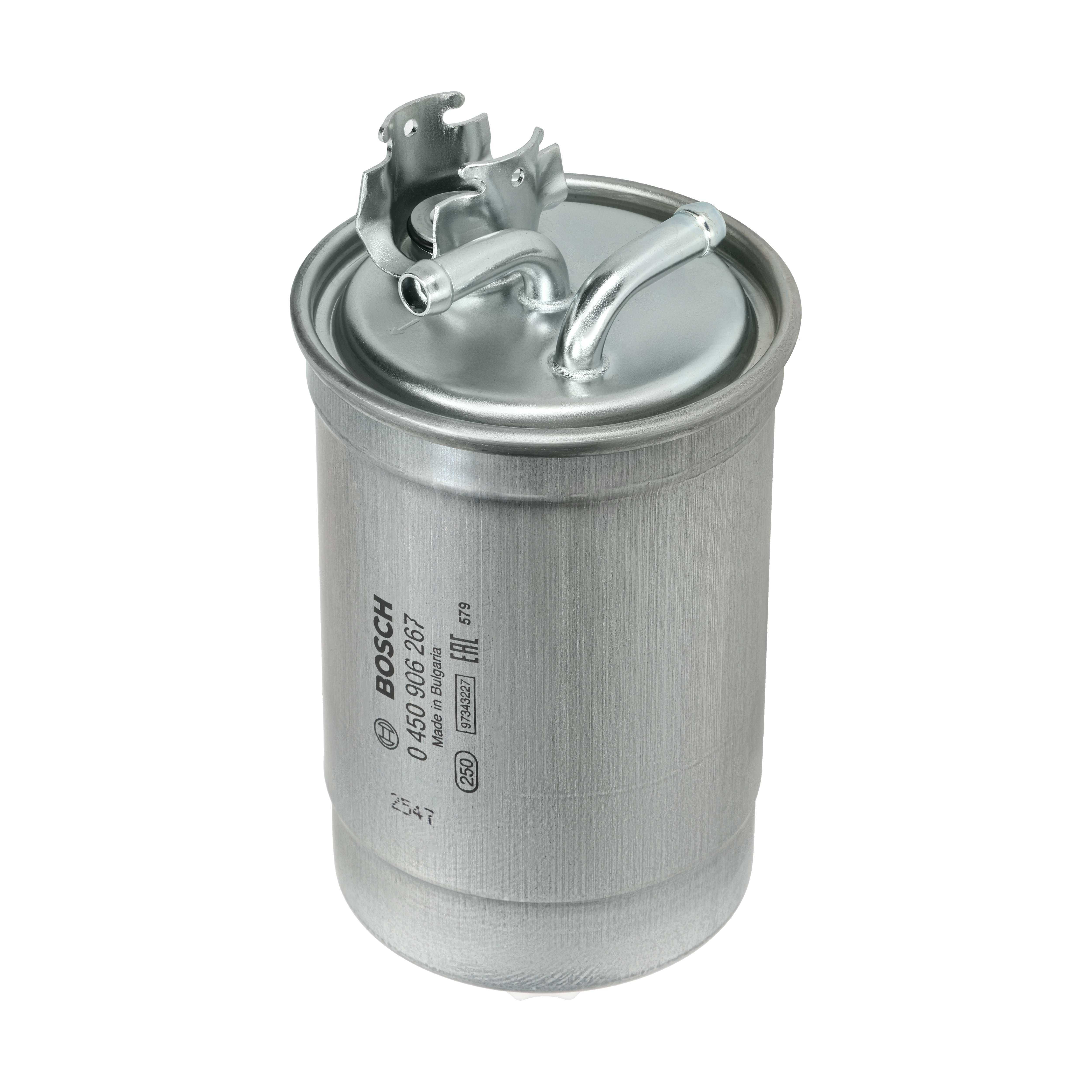 BOSCH Brændstof-filter 0450906267 Lednings 176mm for DAF AUDI VW