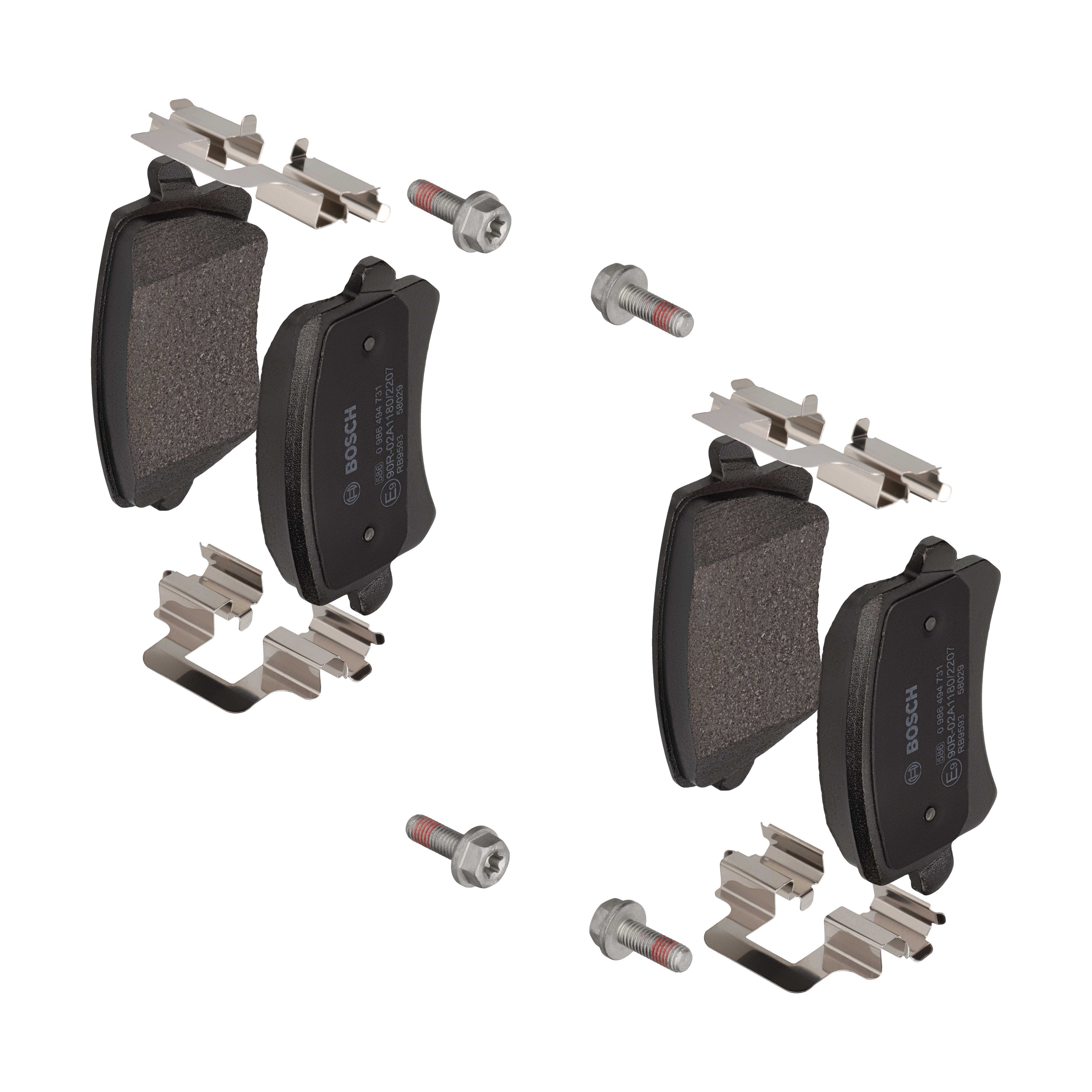BOSCH Bremseklodser 0986494731 for VW