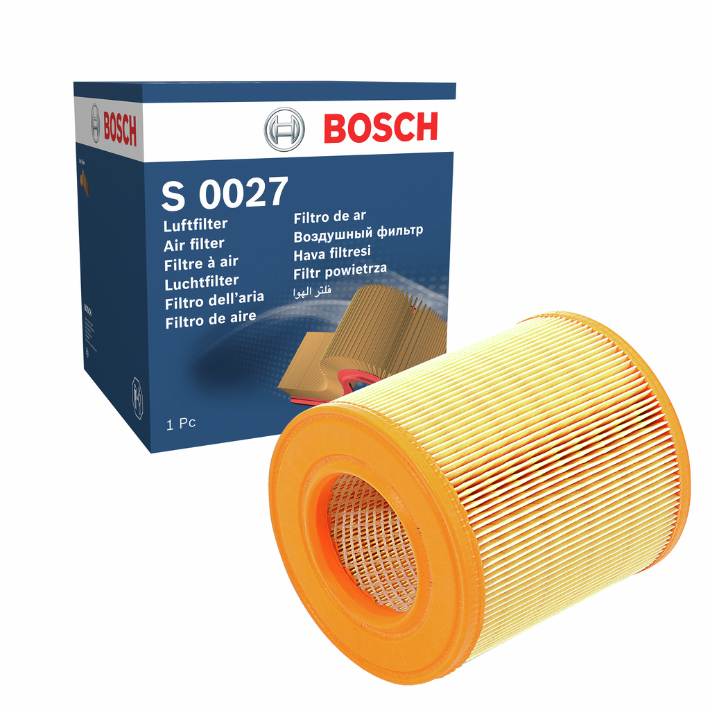 BOSCH Luftfilter f026400027 Filterindsats outer_diameter_mm_497|Yderdiameter [mm]|151,5 width_mm_206|Bredde [mm]|151,5 height_mm_209|Højde [mm]|169 qu