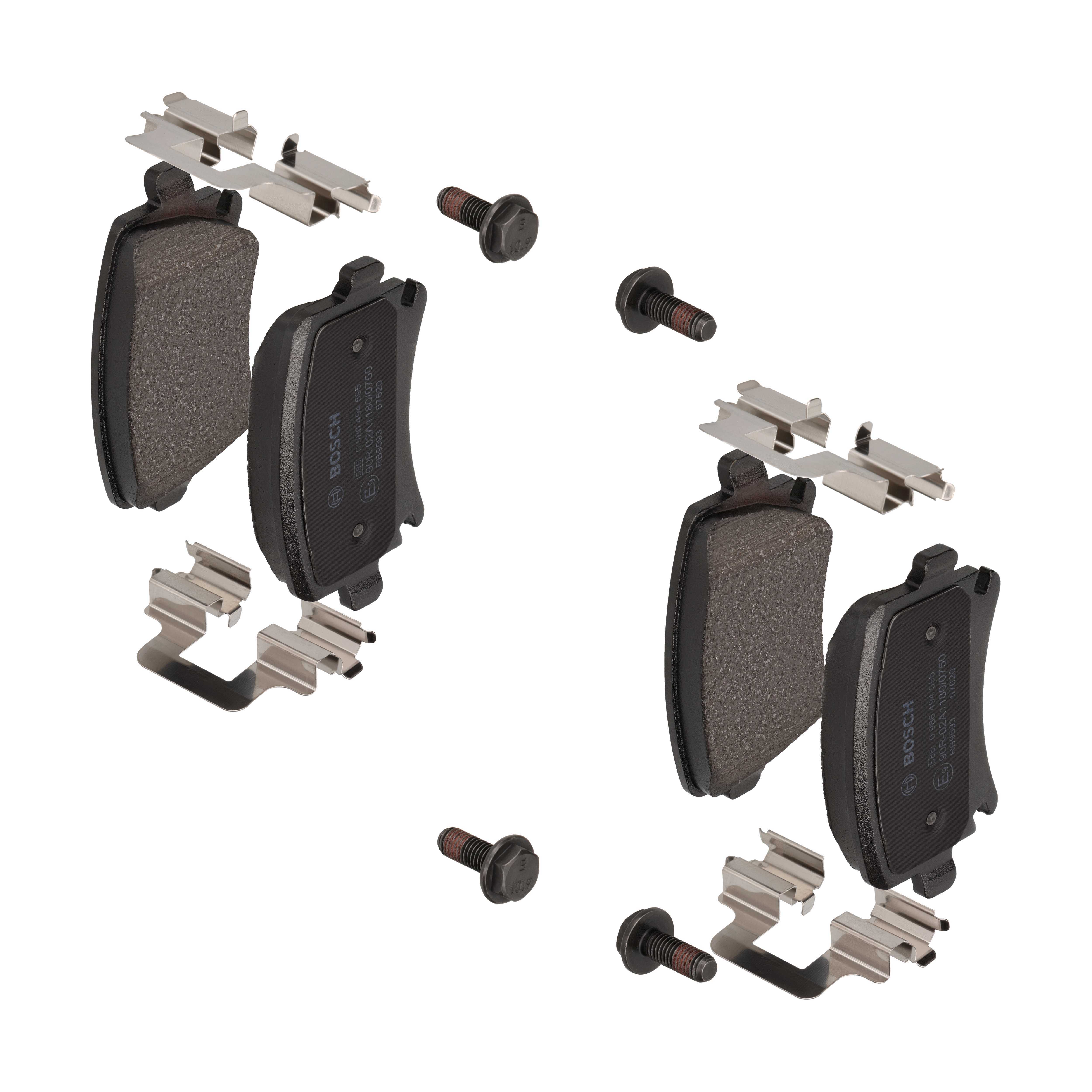 BOSCH Bremseklodser 0986494595 for VW