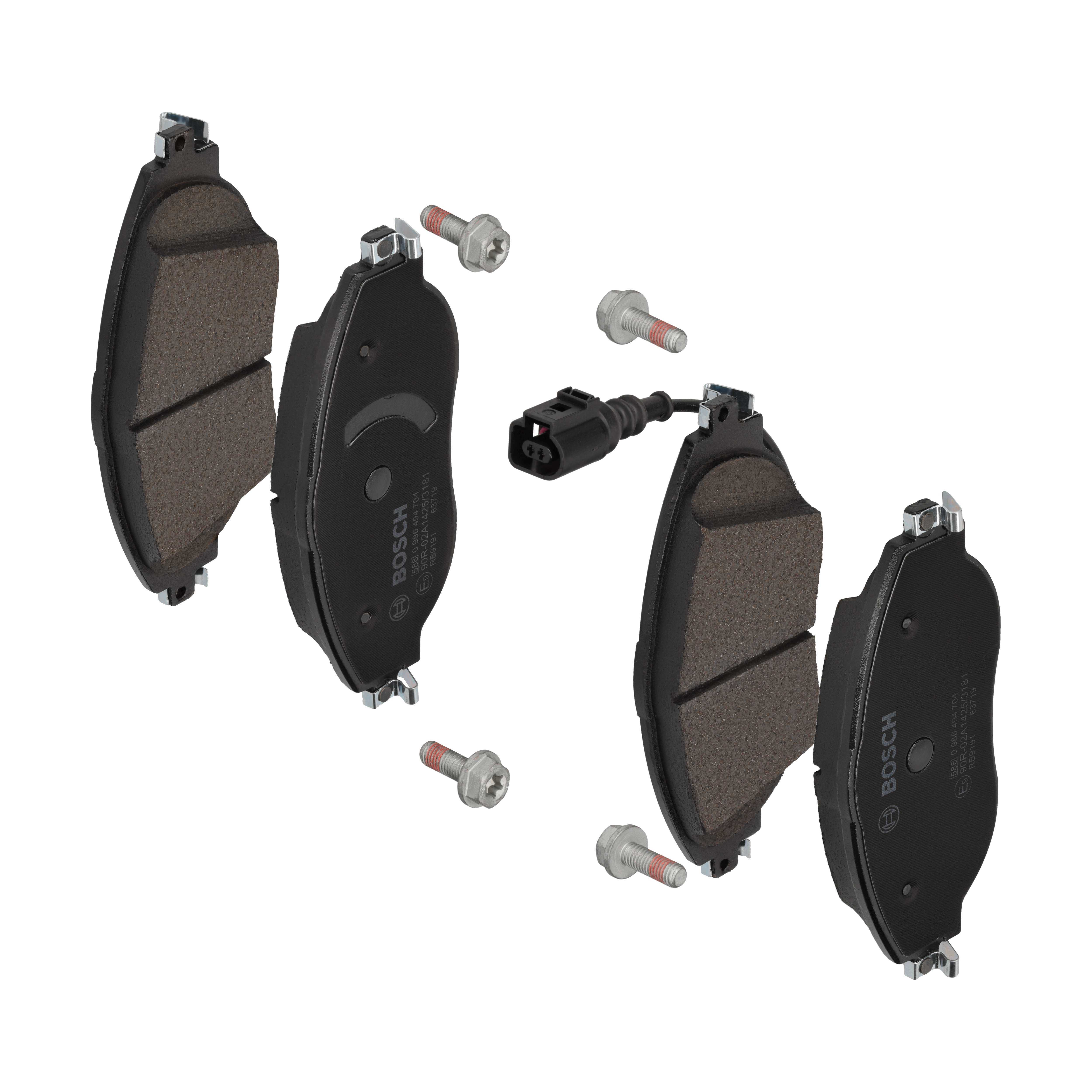 BOSCH Bremseklodser 0986494704 for VW