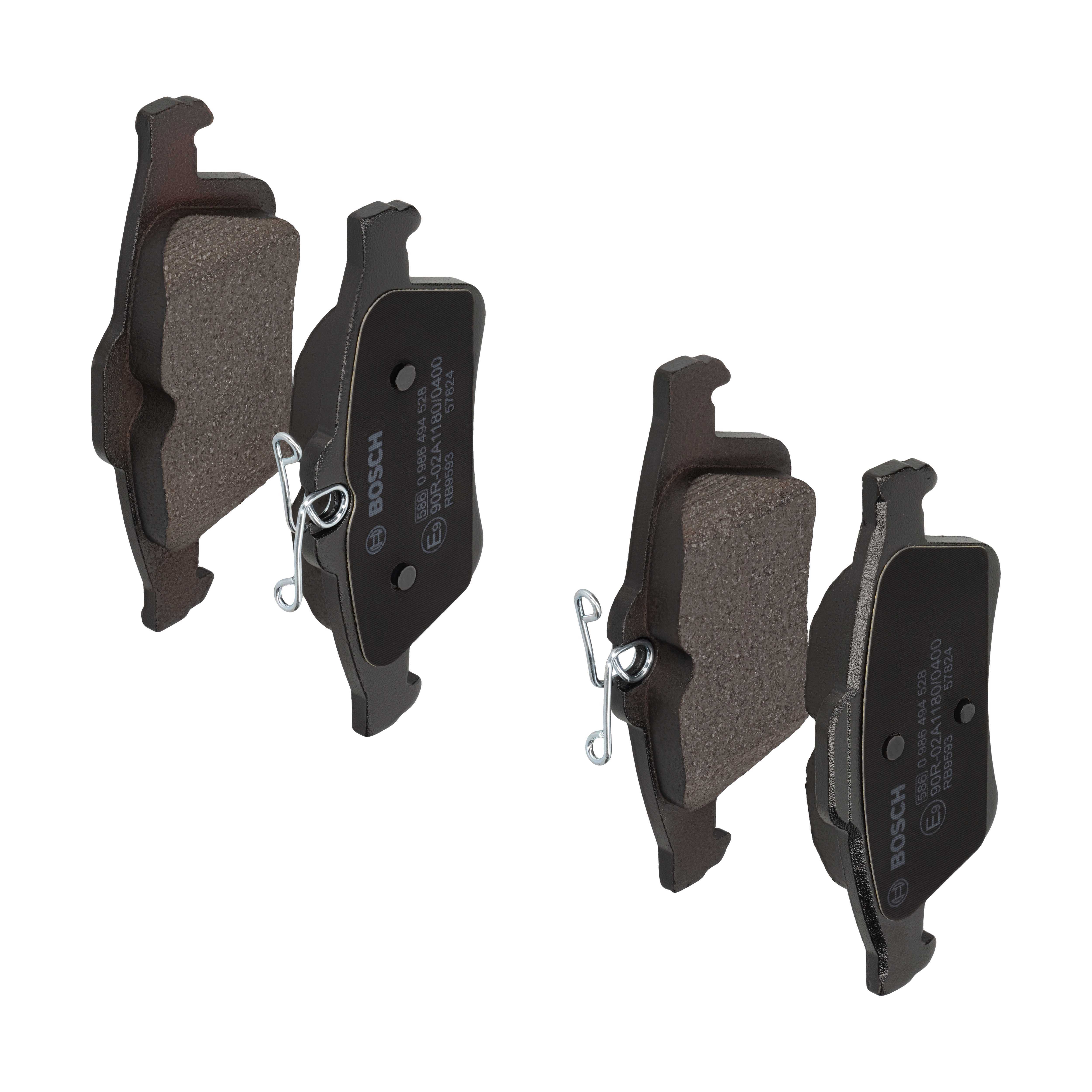 BOSCH Bremseklodser 0986494528 for CITROËN FORD OPEL HOLDEN VOLVO VAUXHALL CADILLAC SAAB DAEWOO PEUGEOT JAGUAR MAZDA RENAULT