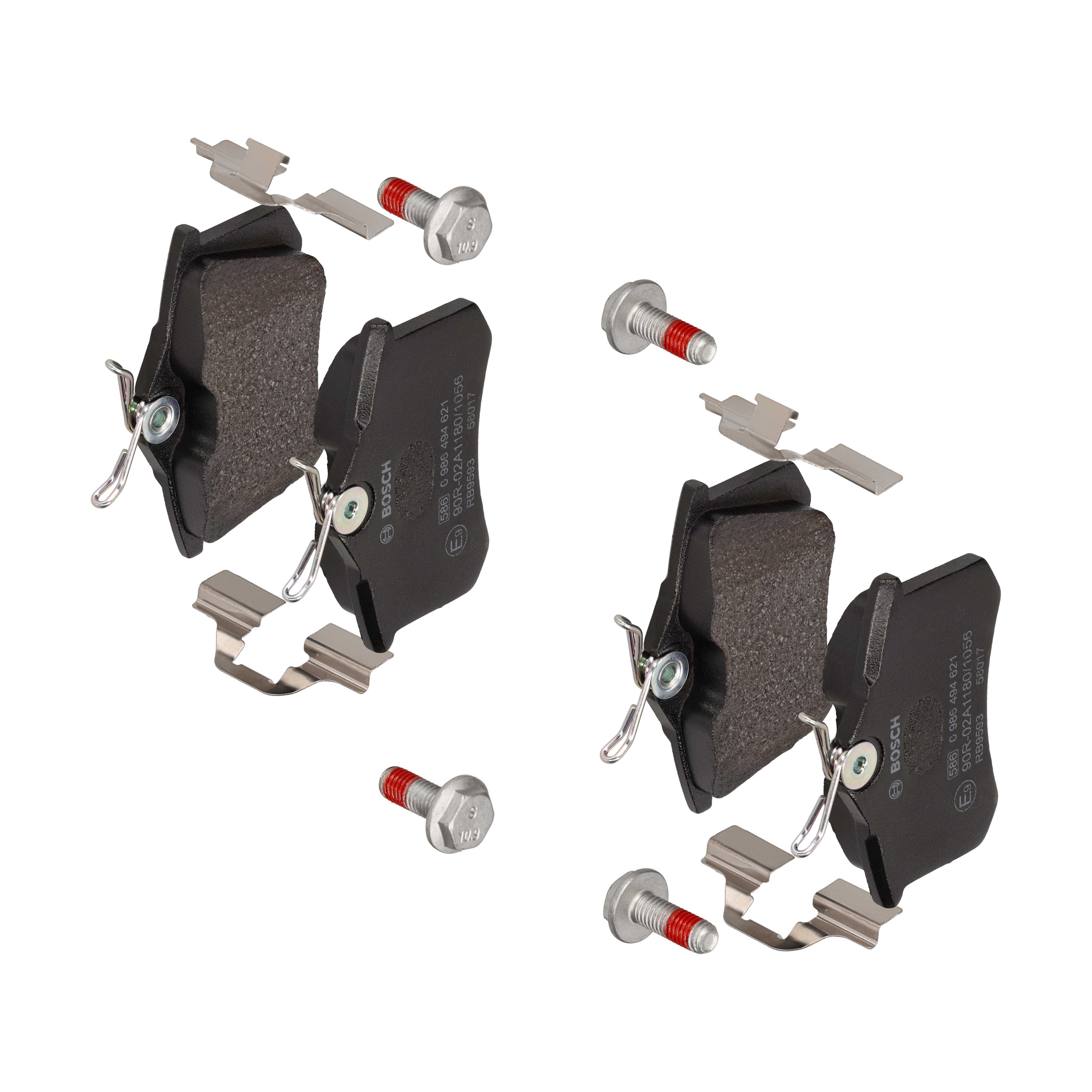 BOSCH Bremseklodser 0986494621 for PEUGEOT CITROËN FORD ZHONGHUA (BRILLIANCE) MG LANCIA BRILLIANCE RELY VW AUDI FIAT RENAULT SEAT SKODA