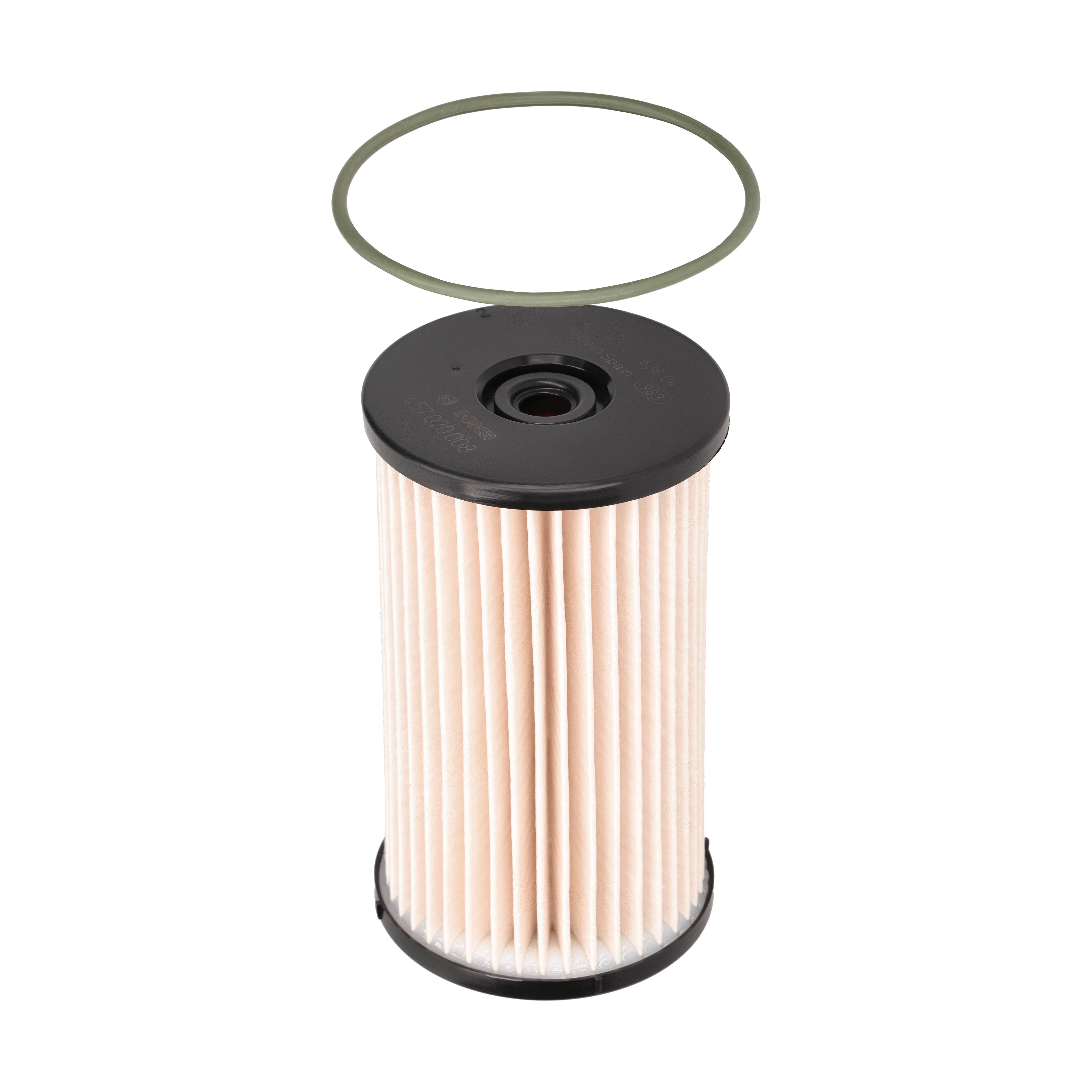 BOSCH Brændstof-filter 1457070008 Filterindsats diameter_mm_200|Diameter [mm]|79,5 height_mm_209|Højde [mm]|136,1 136,1mm for VW